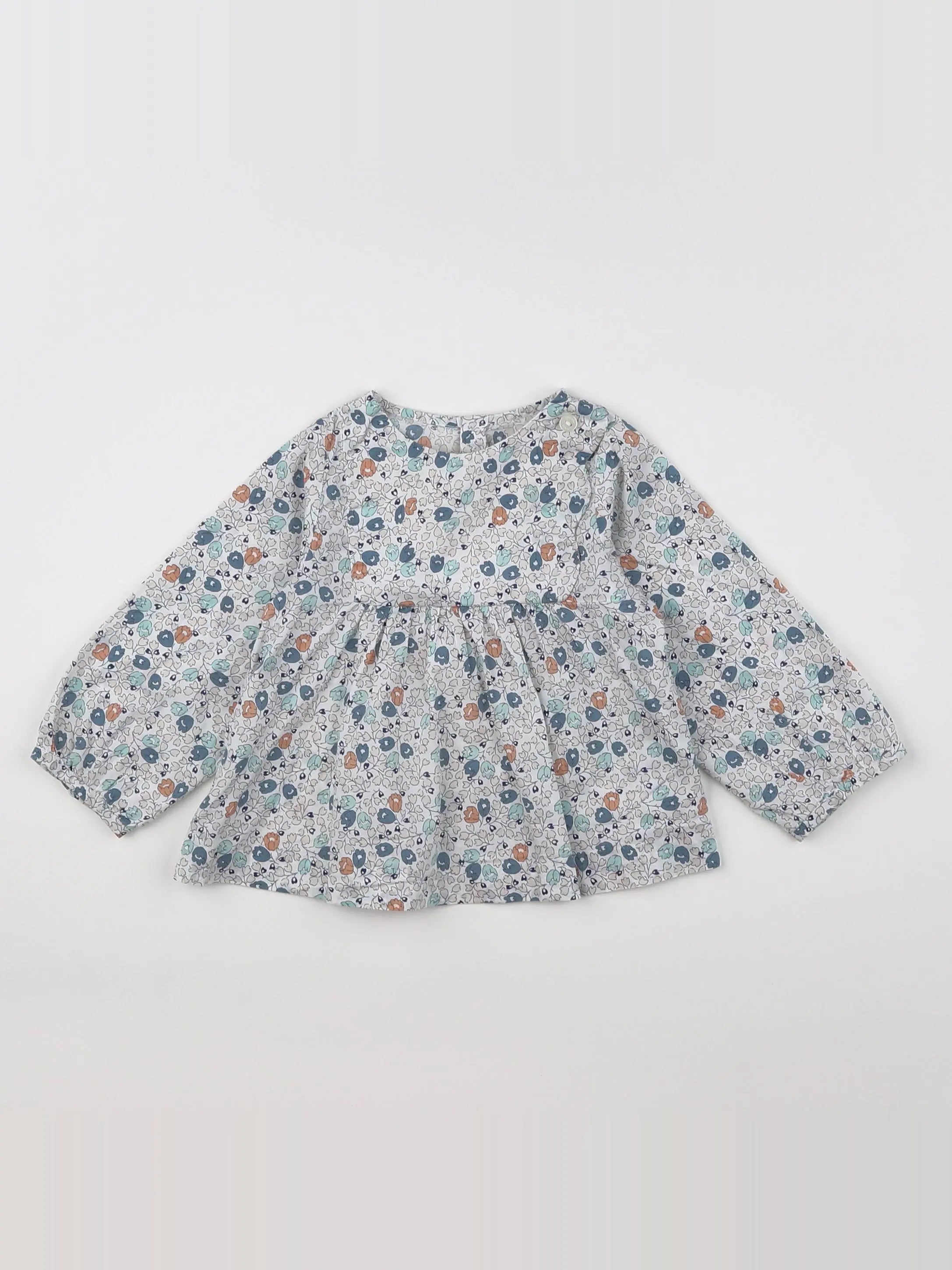 Jacadi - blouse liberty multicolore - 12 mois