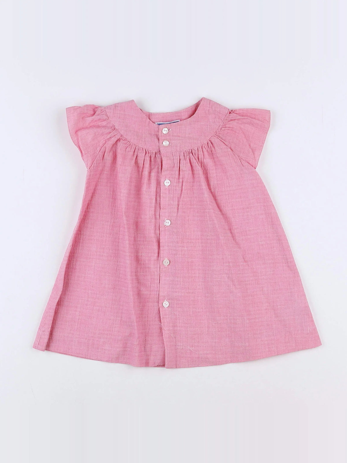 Jacadi - robe rose - 12 mois