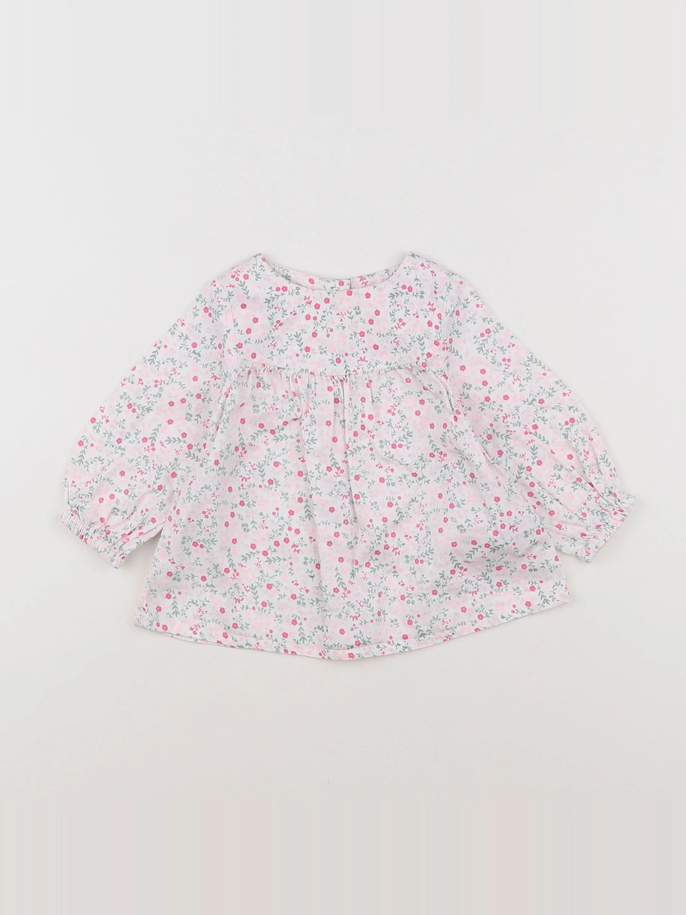 Tape à l'oeil - blouse blanc - 9 mois
