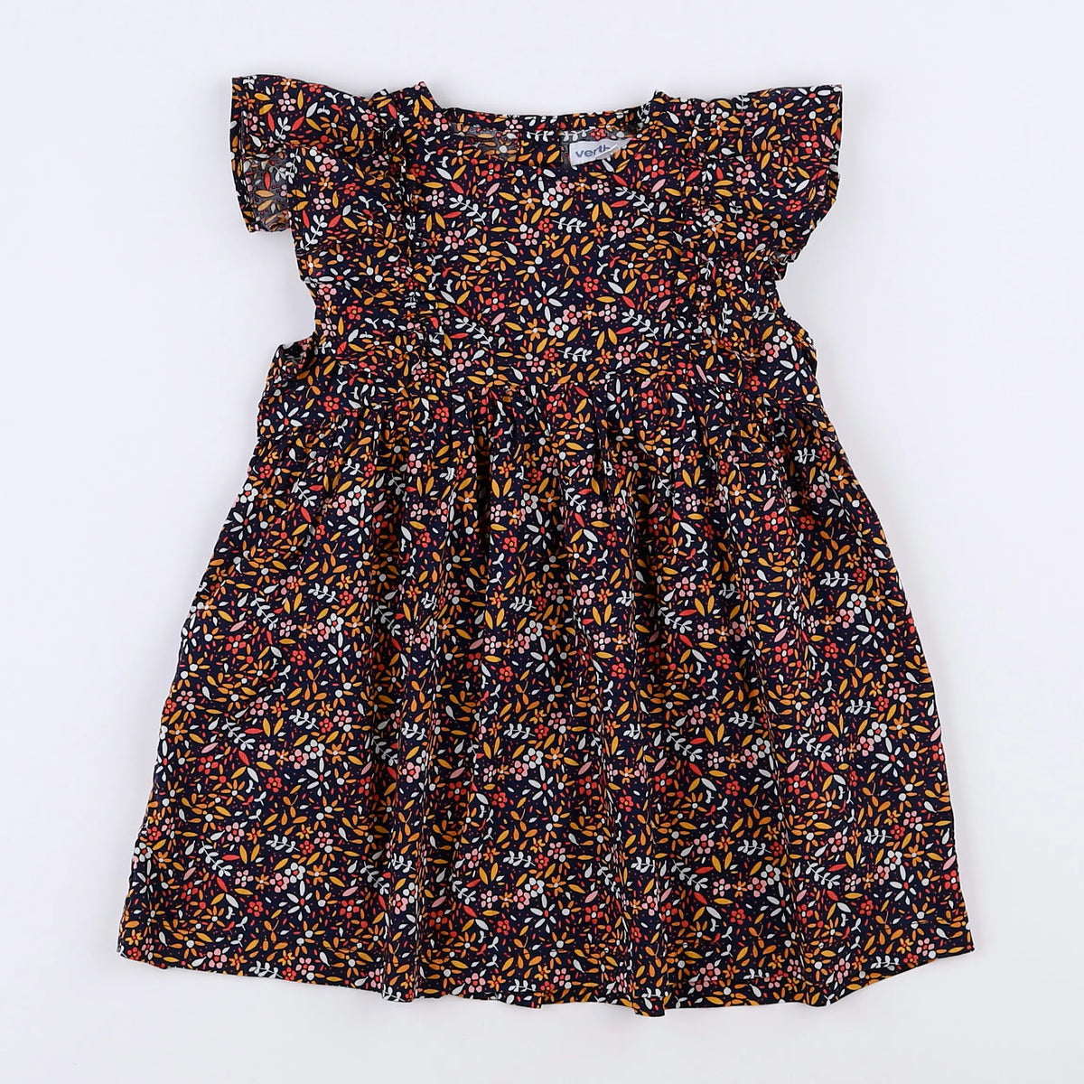 Vertbaudet - robe multicolore - 18 mois