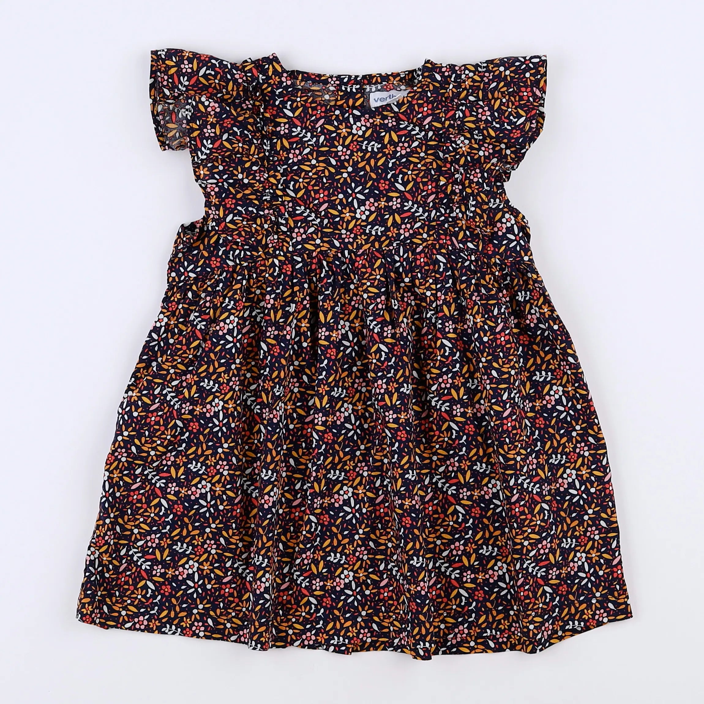 Vertbaudet - robe multicolore - 18 mois