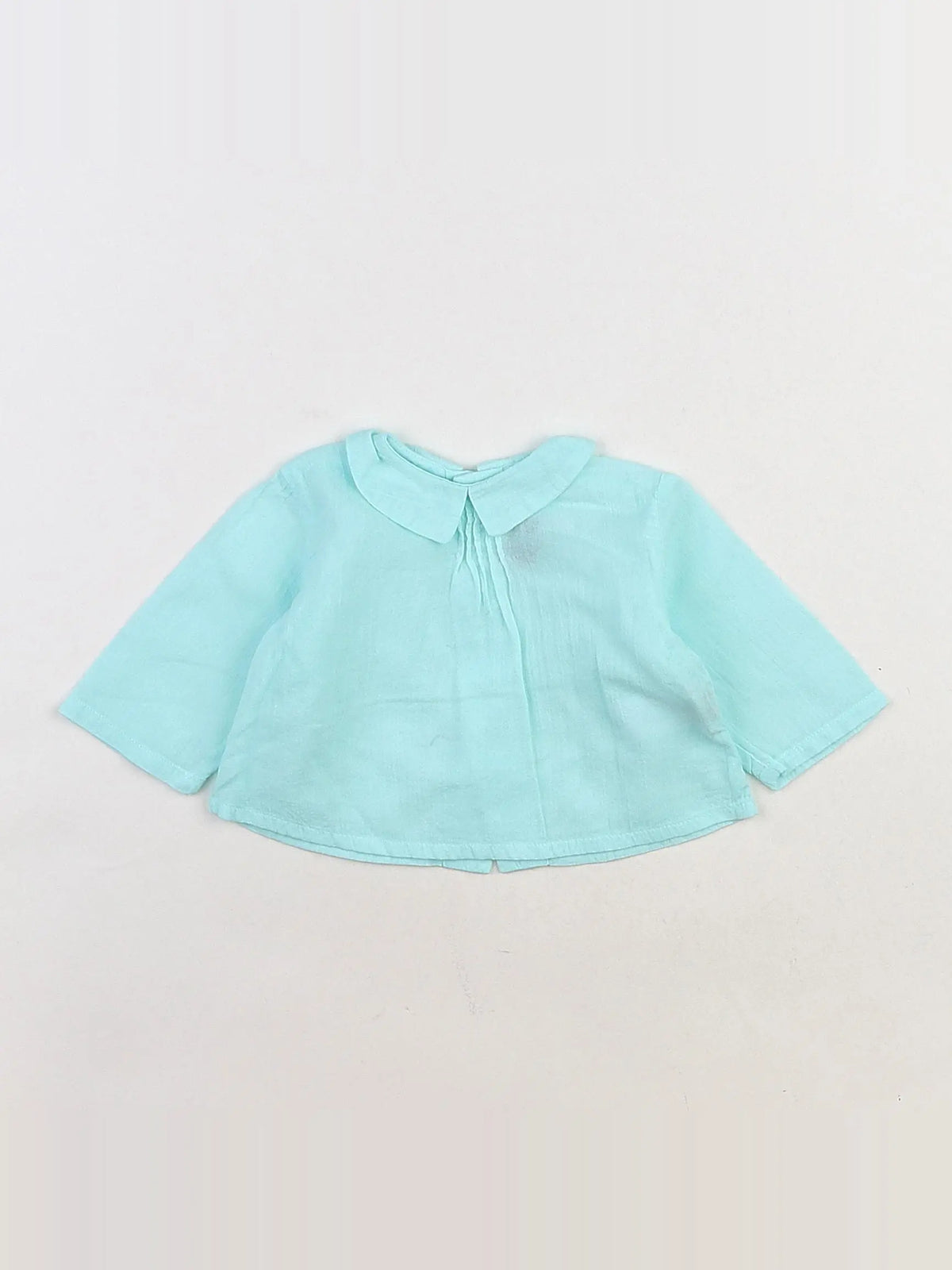 Bonton - blouse bleu - 1/3 mois