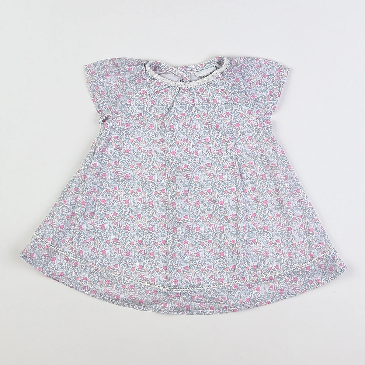 Vertbaudet - robe multicolore - 6 mois