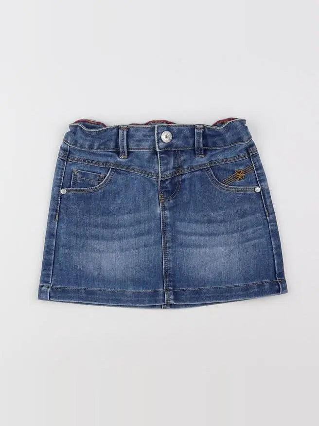Okaidi - jupe bleu - 4 ans