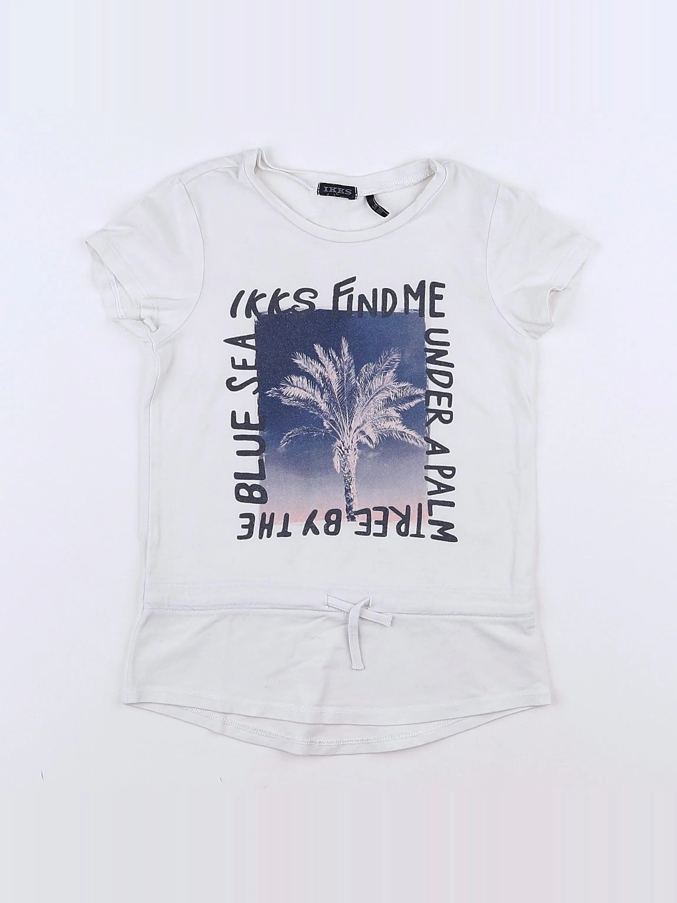 IKKS - tee-shirt blanc - 5 ans