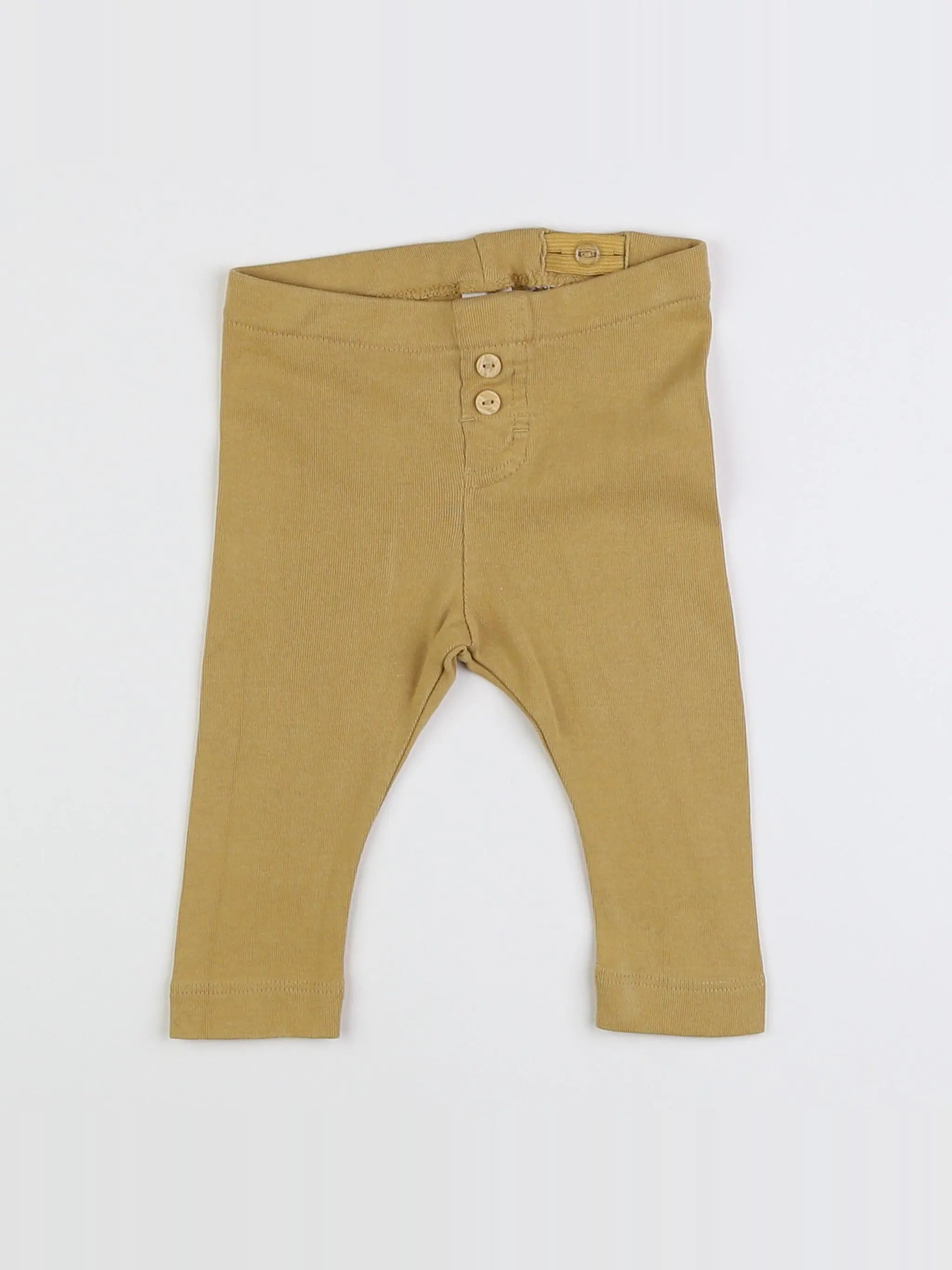 H&M - legging jaune - 3/6 mois