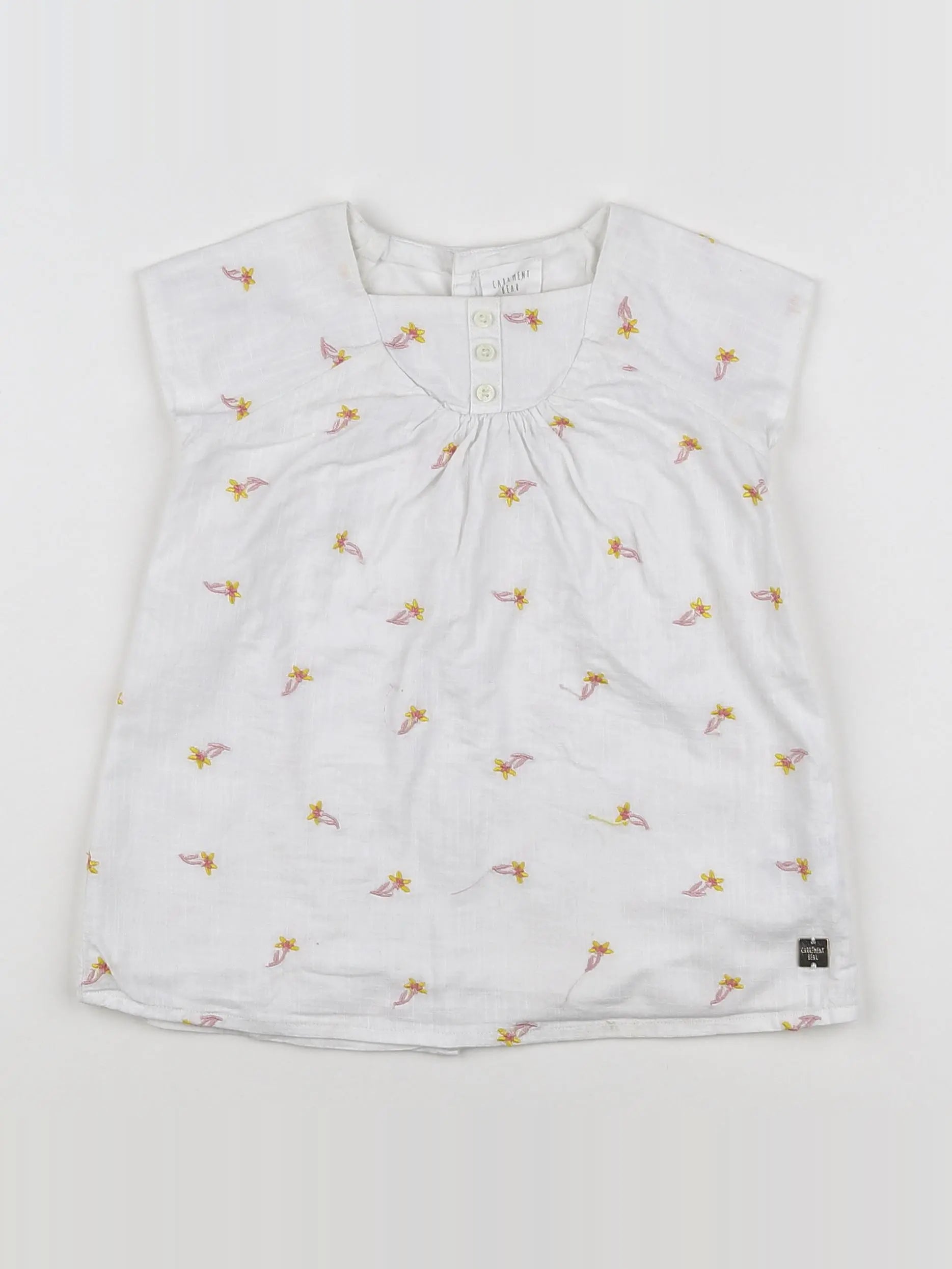 Carrément Beau - robe multicolore - 12 mois