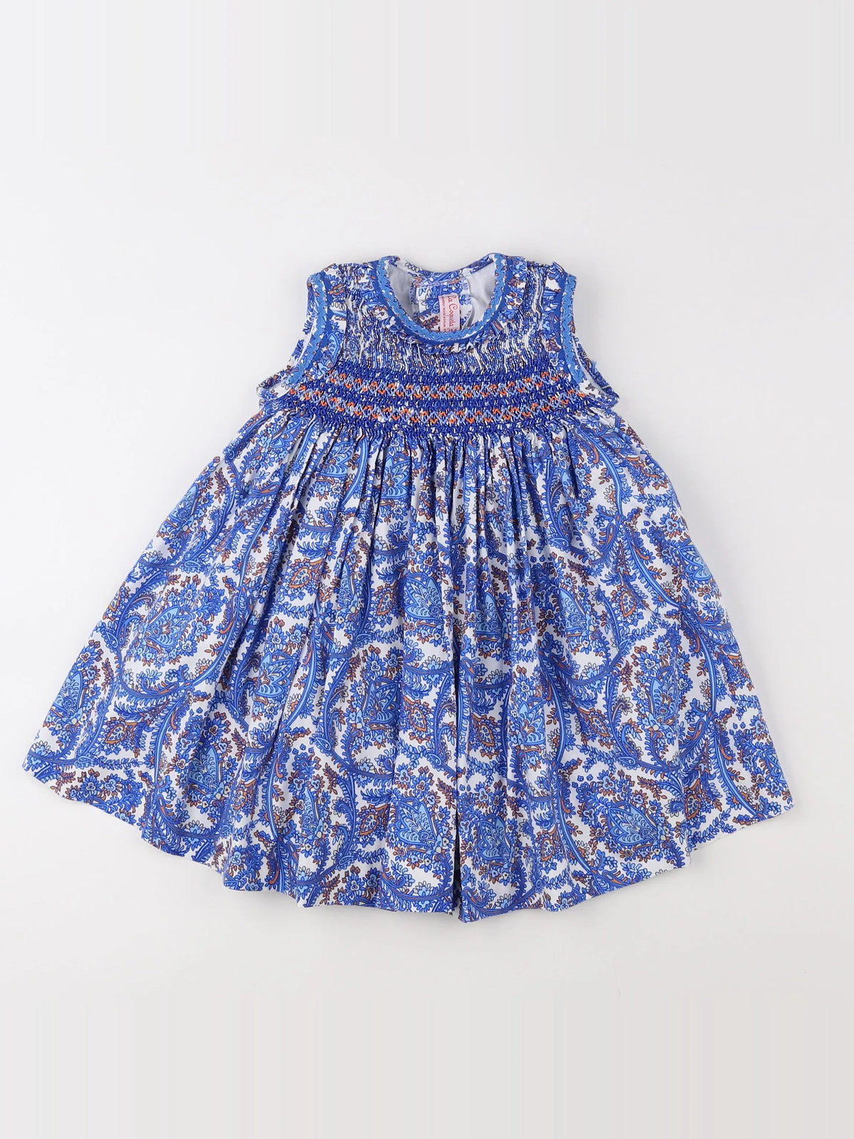 La Coqueta - robe bleu - 12 mois