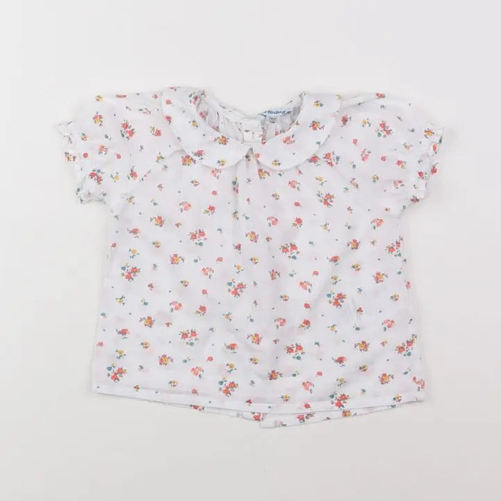 Vertbaudet - blouse blanc - 12 mois