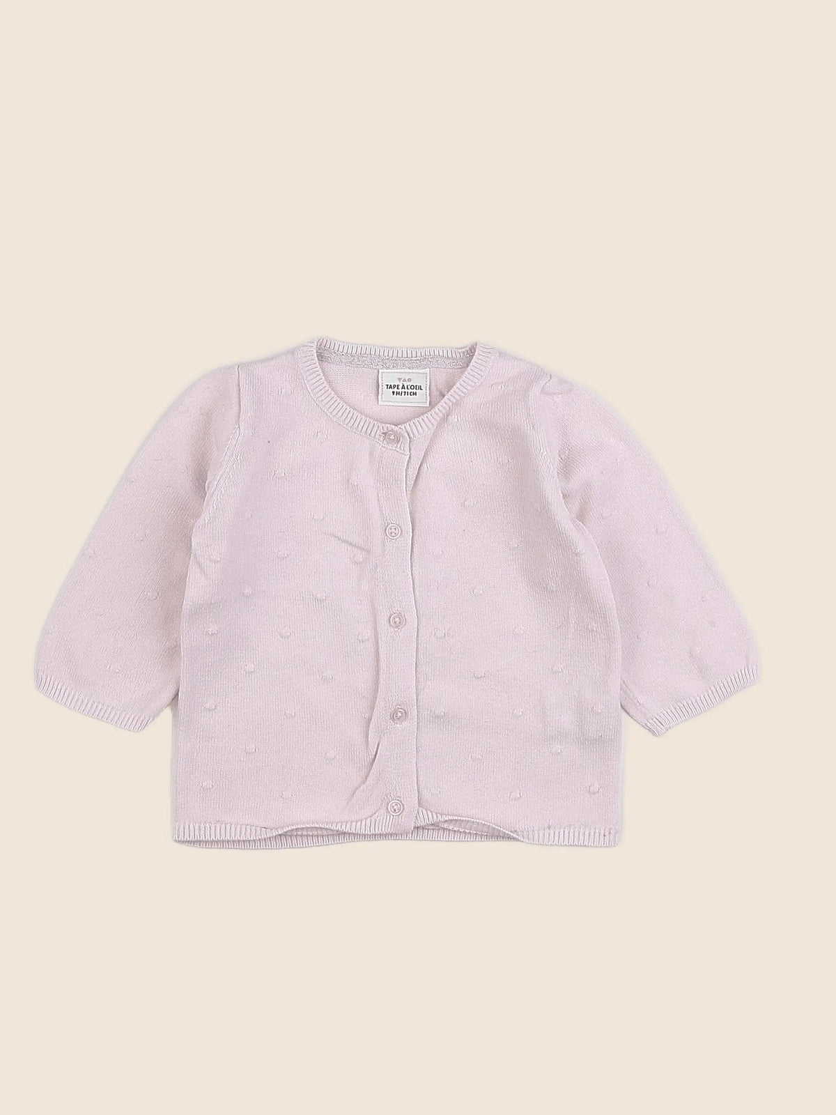 Tape à l'oeil - gilet rose - 9 mois