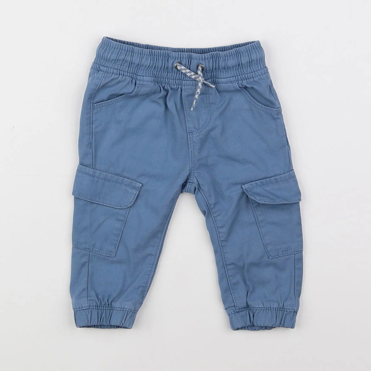 Vertbaudet - pantalon bleu - 6 mois