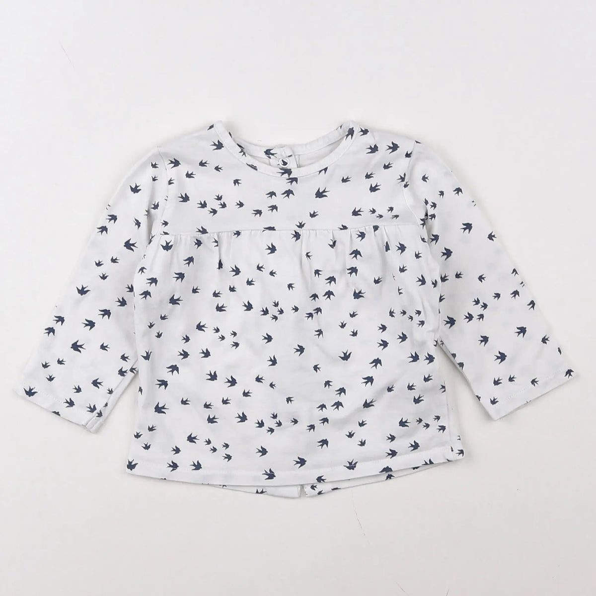 Vertbaudet - tee-shirt blanc - 9 mois