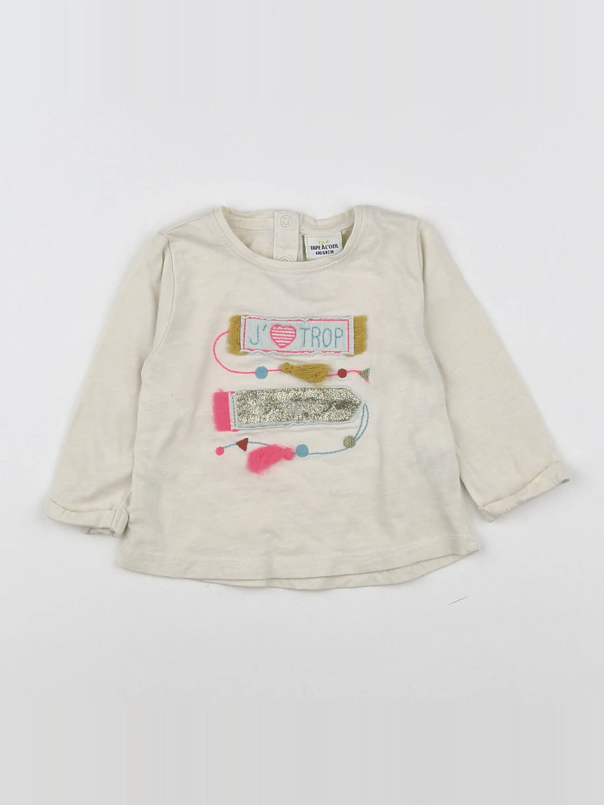 Tape à l'oeil - tee-shirt multicolore - 6 mois