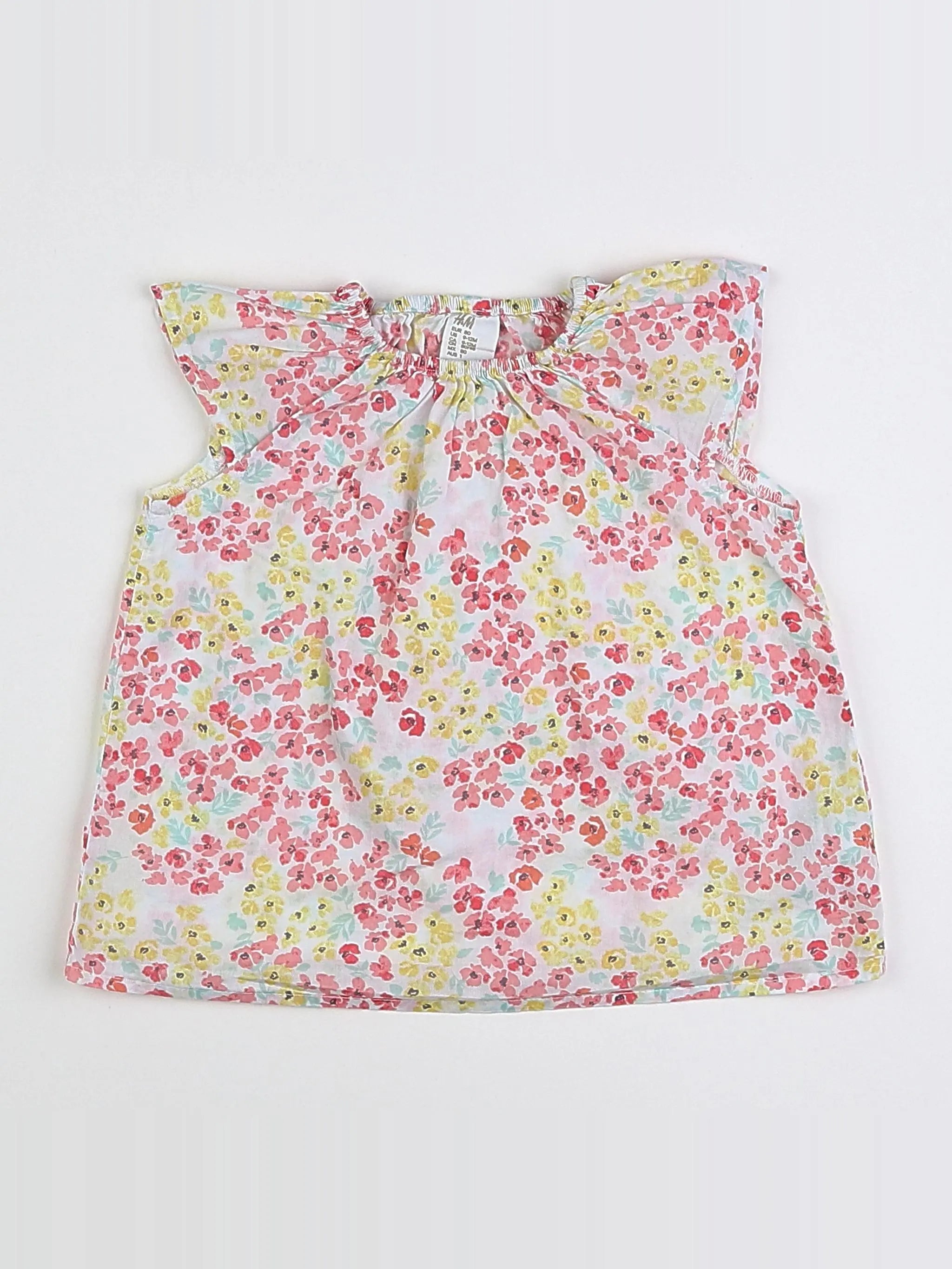 H&M - blouse multicolore - 9/12 mois