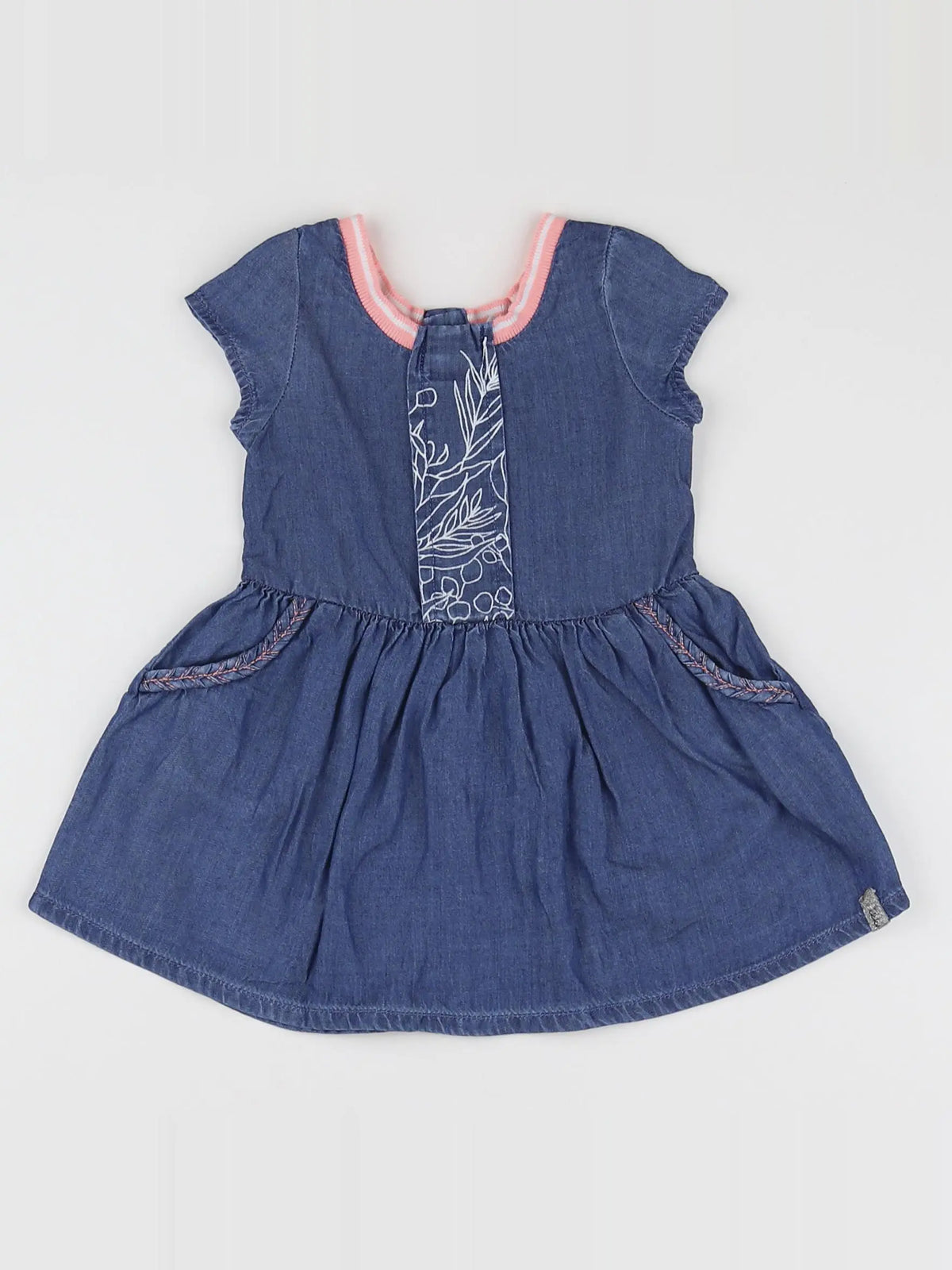 IKKS - robe bleu - 3 mois