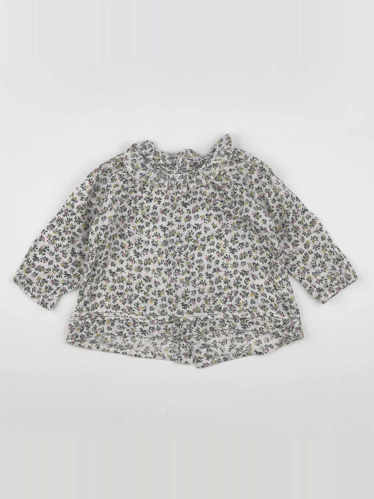 Boutchou - blouse multicolore - 12 mois