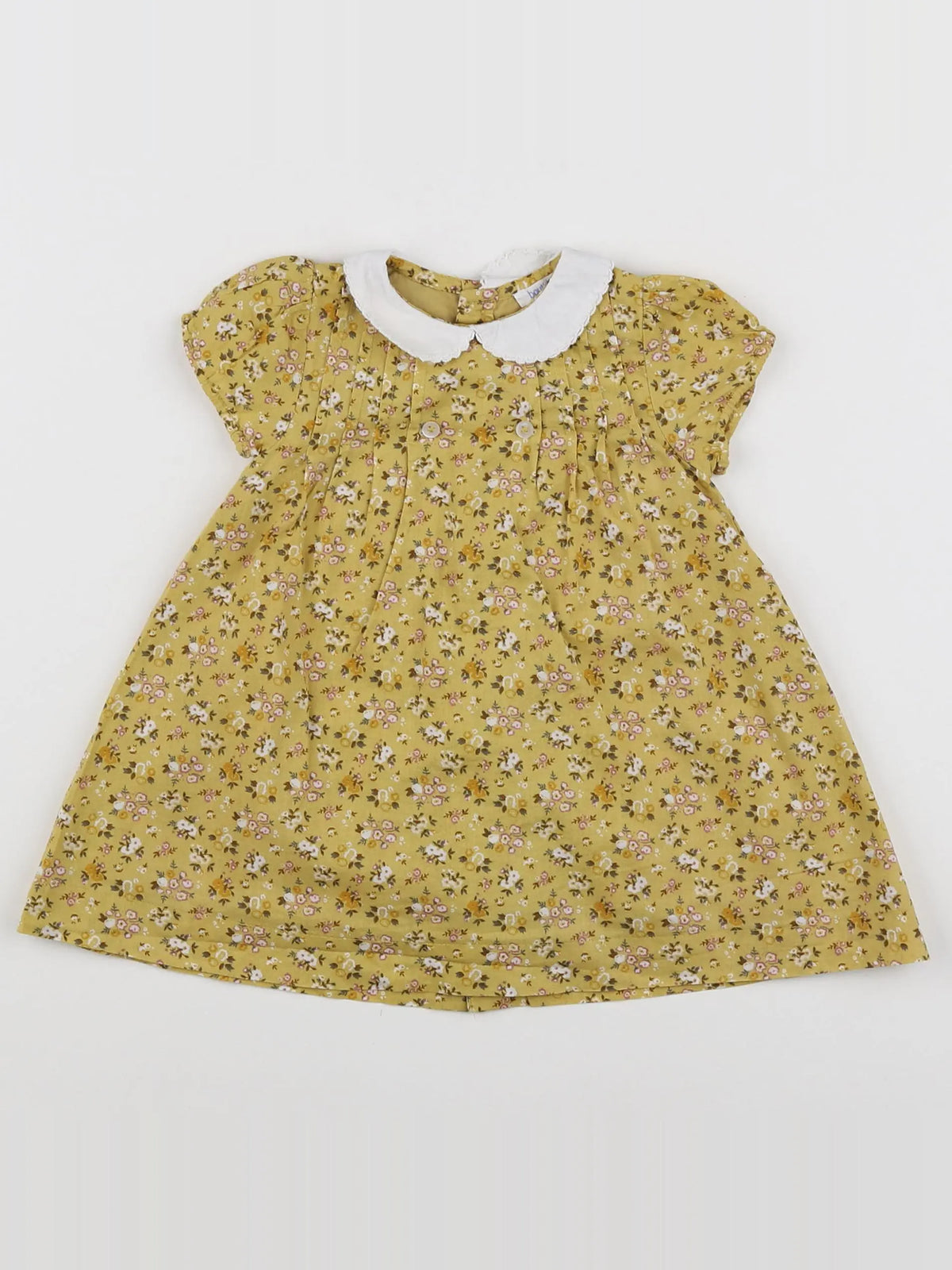 Boutchou - robe jaune - 6 mois