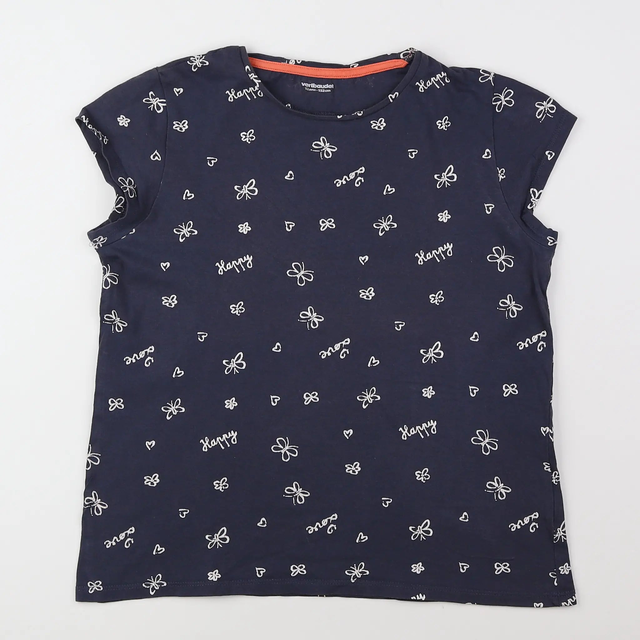 Vertbaudet - tee-shirt gris - 12 ans