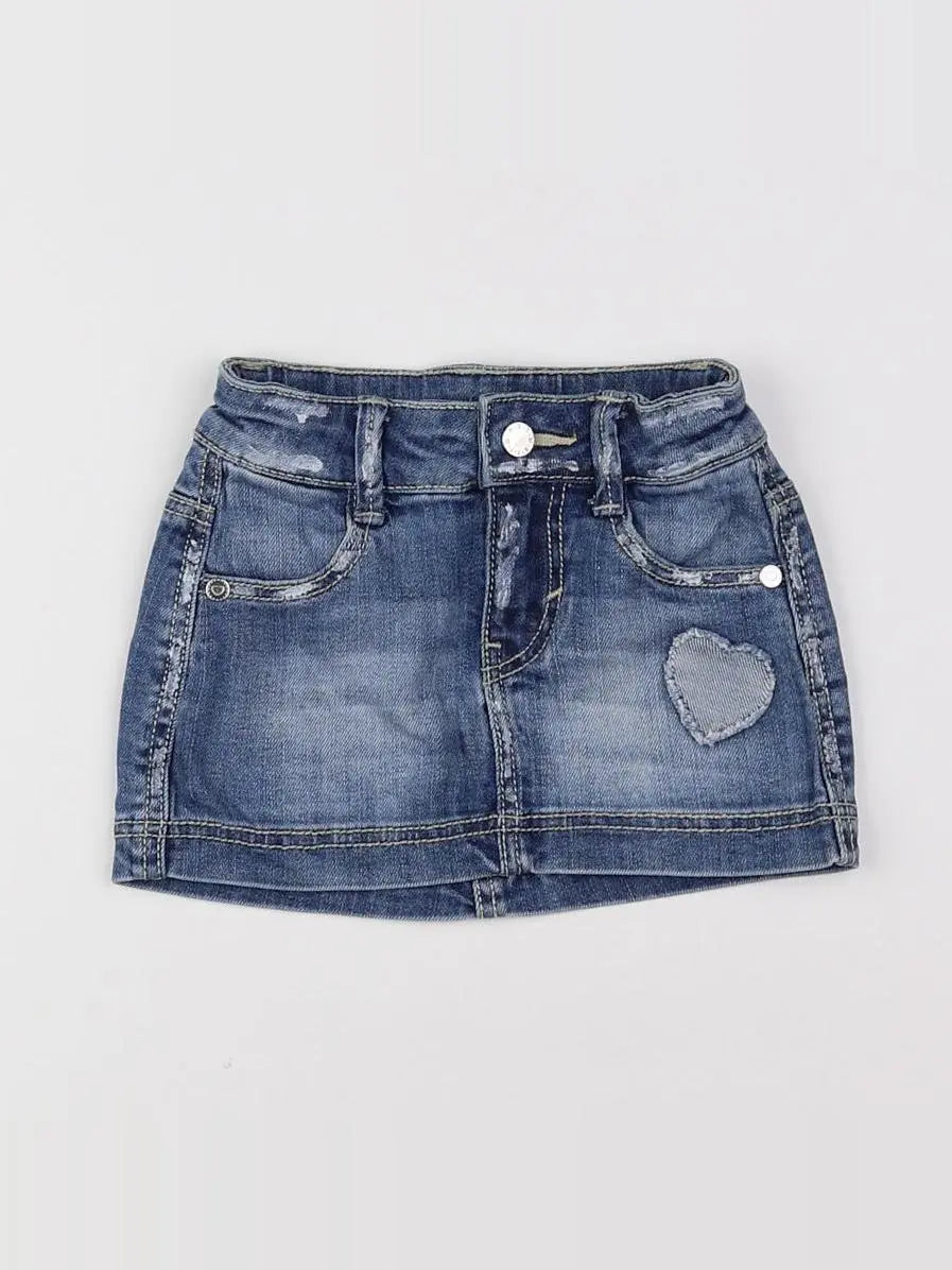 Benetton - jupe bleu - 12 mois