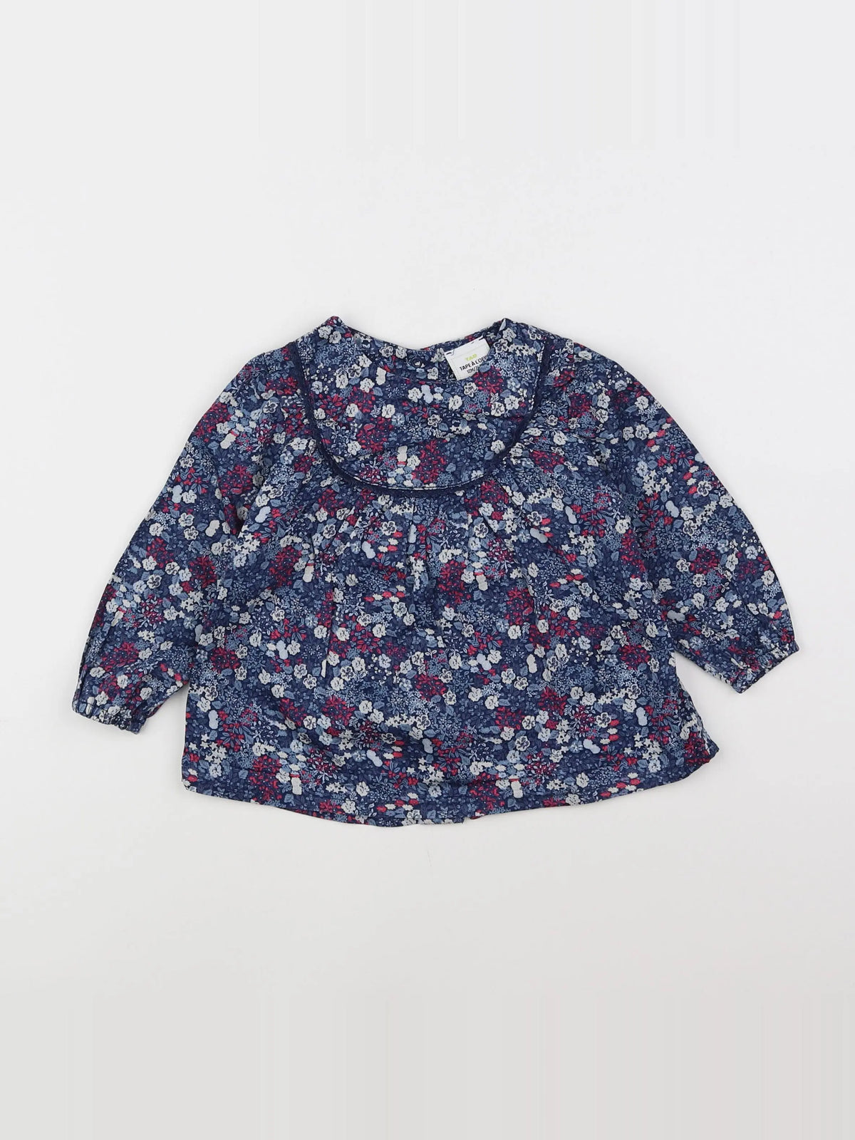 Tape à l'oeil - blouse bleu - 12 mois