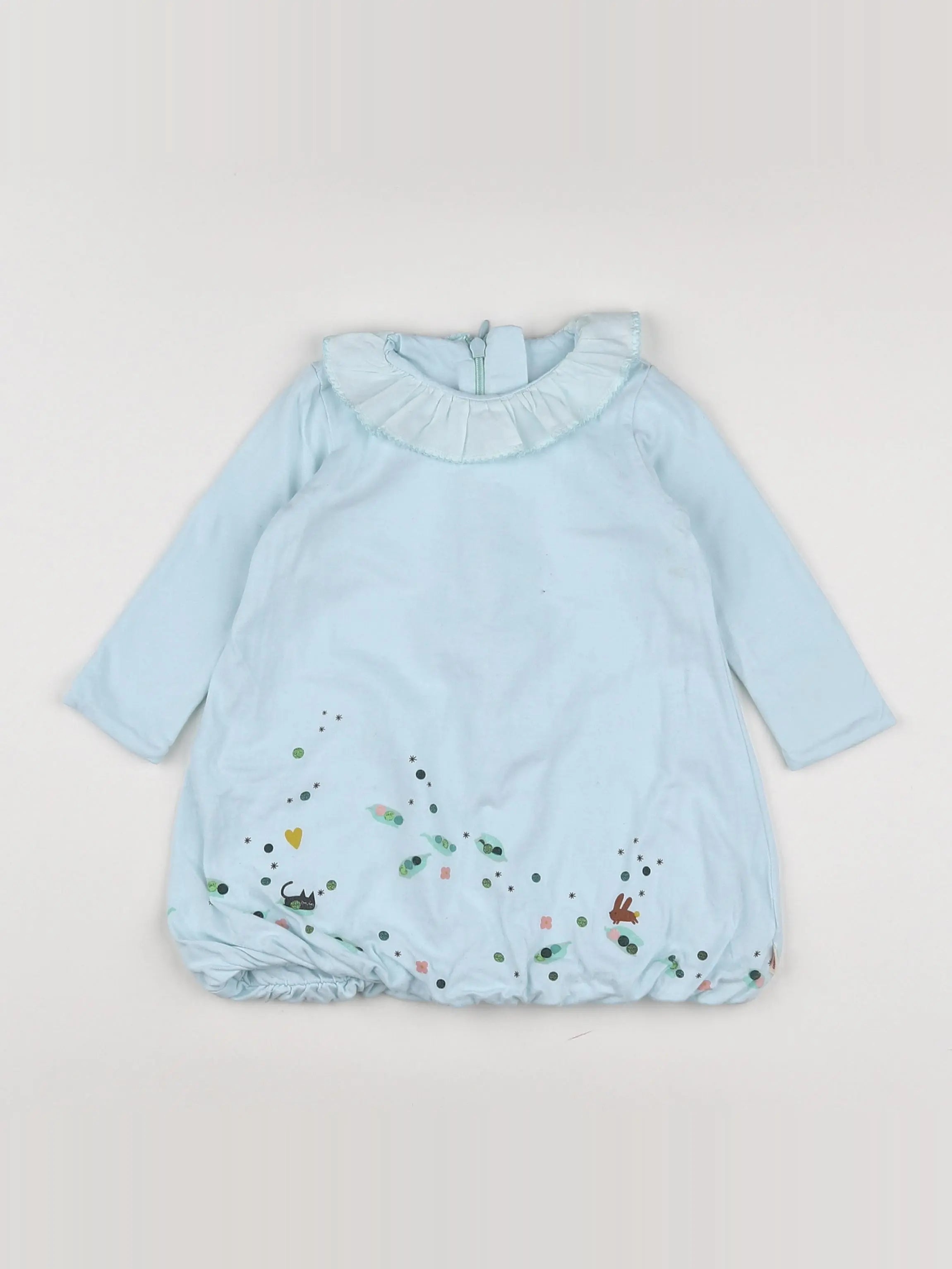 Catimini - robe bleu - 18 mois