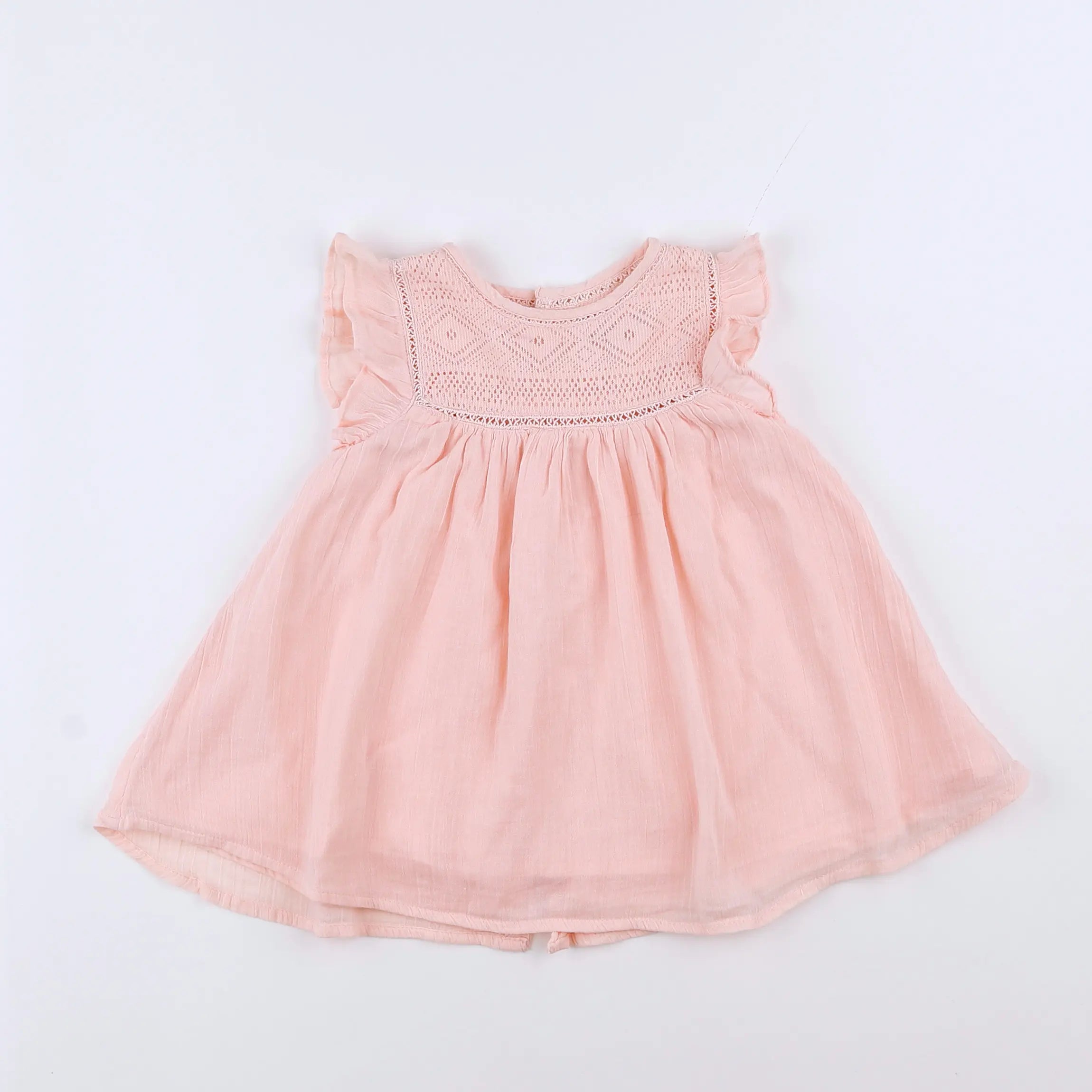 Vertbaudet - robe rose - 9 mois
