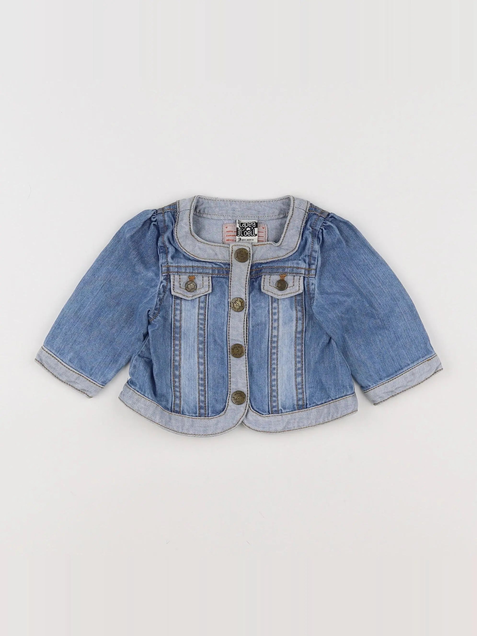 Tape à l'oeil - veste bleu - 3 mois