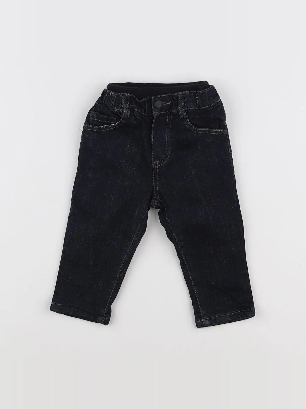 Boutchou - jean doublé bleu - 6 mois
