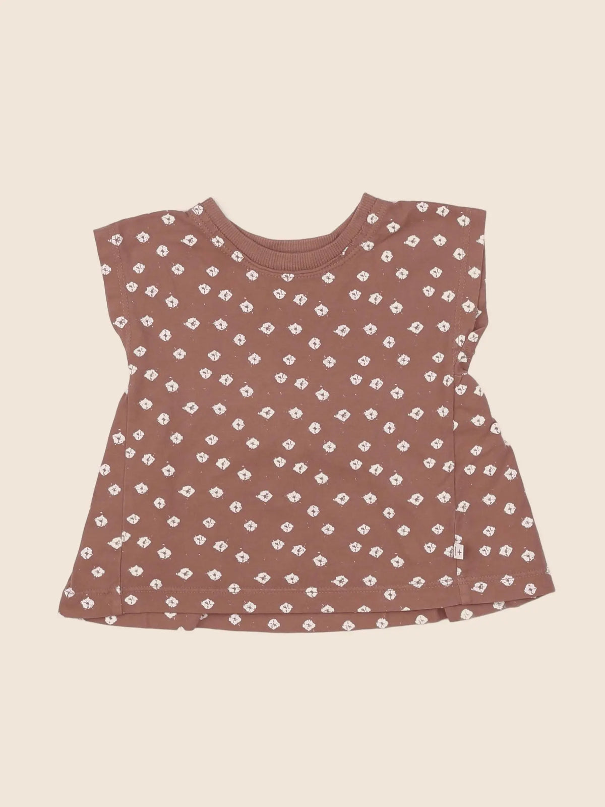 1+ In the family - tee-shirt rose - 6 mois