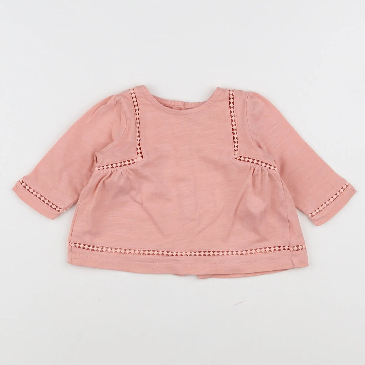 Vertbaudet - tee-shirt rose - 3 mois