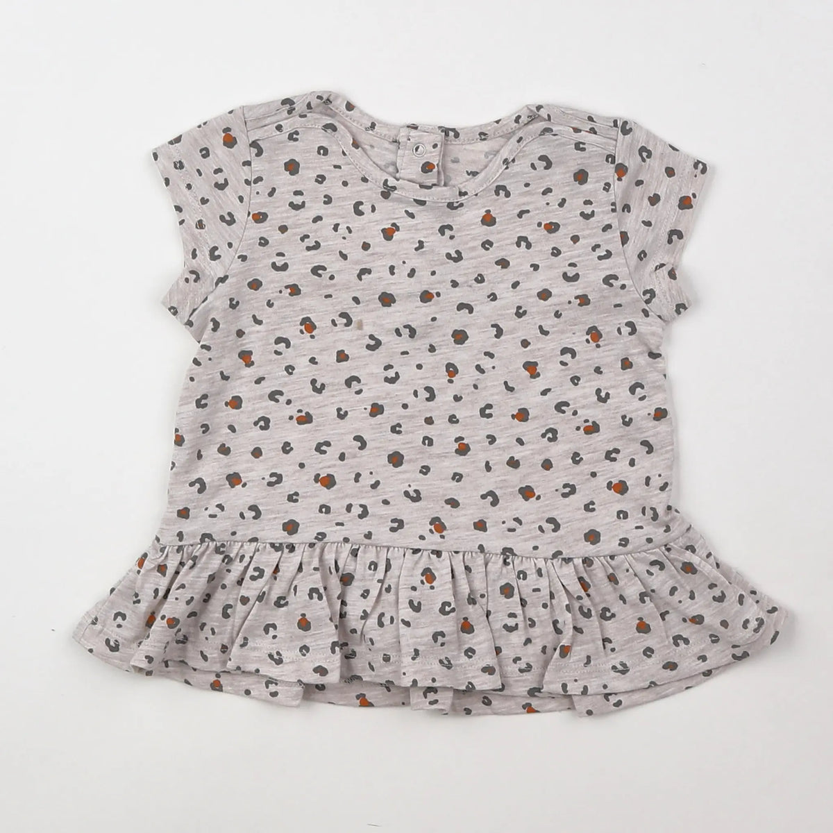 Vertbaudet - tee-shirt multicolore, marron - 9 mois