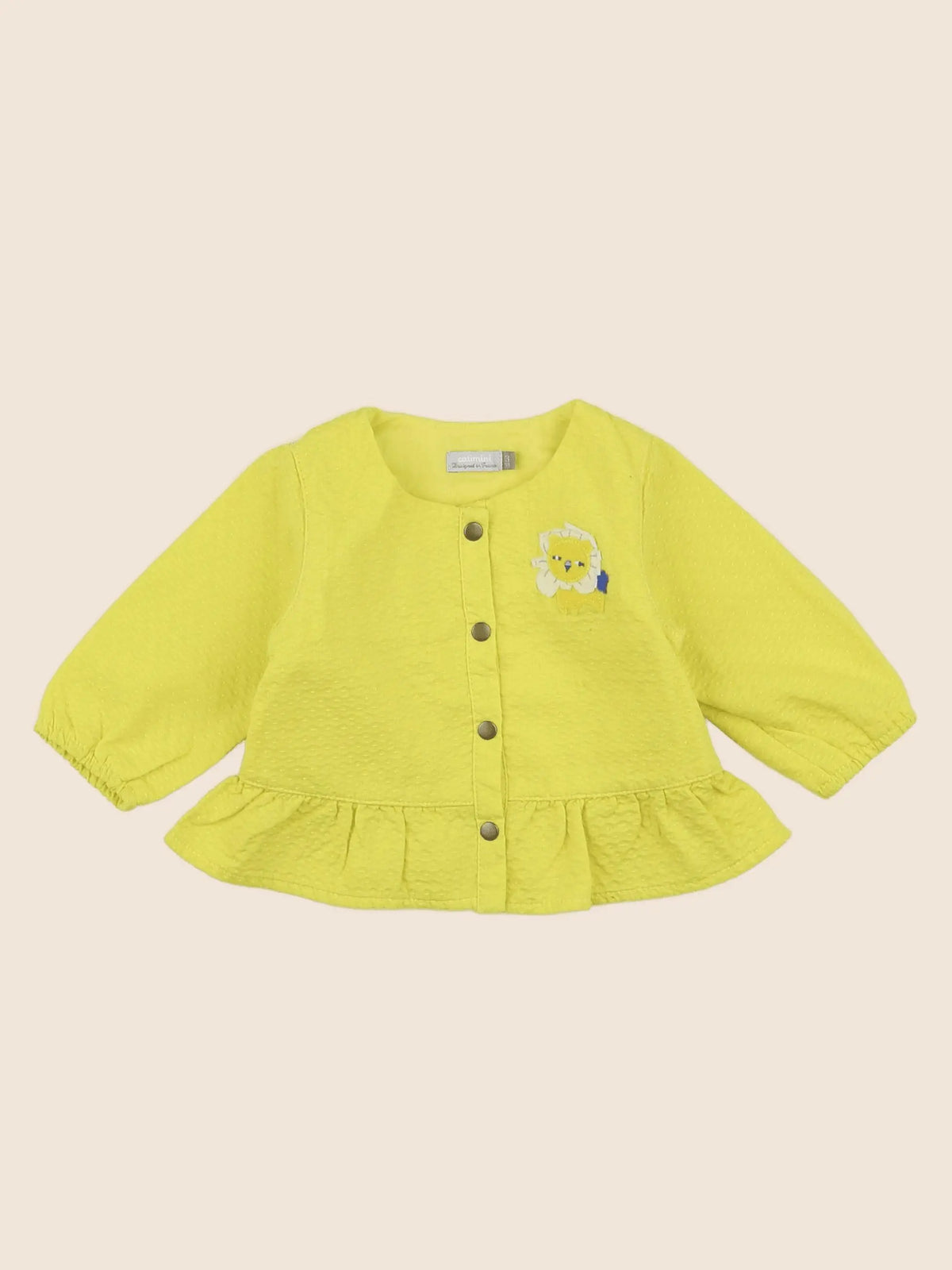 Catimini - blouse jaune - 3 mois