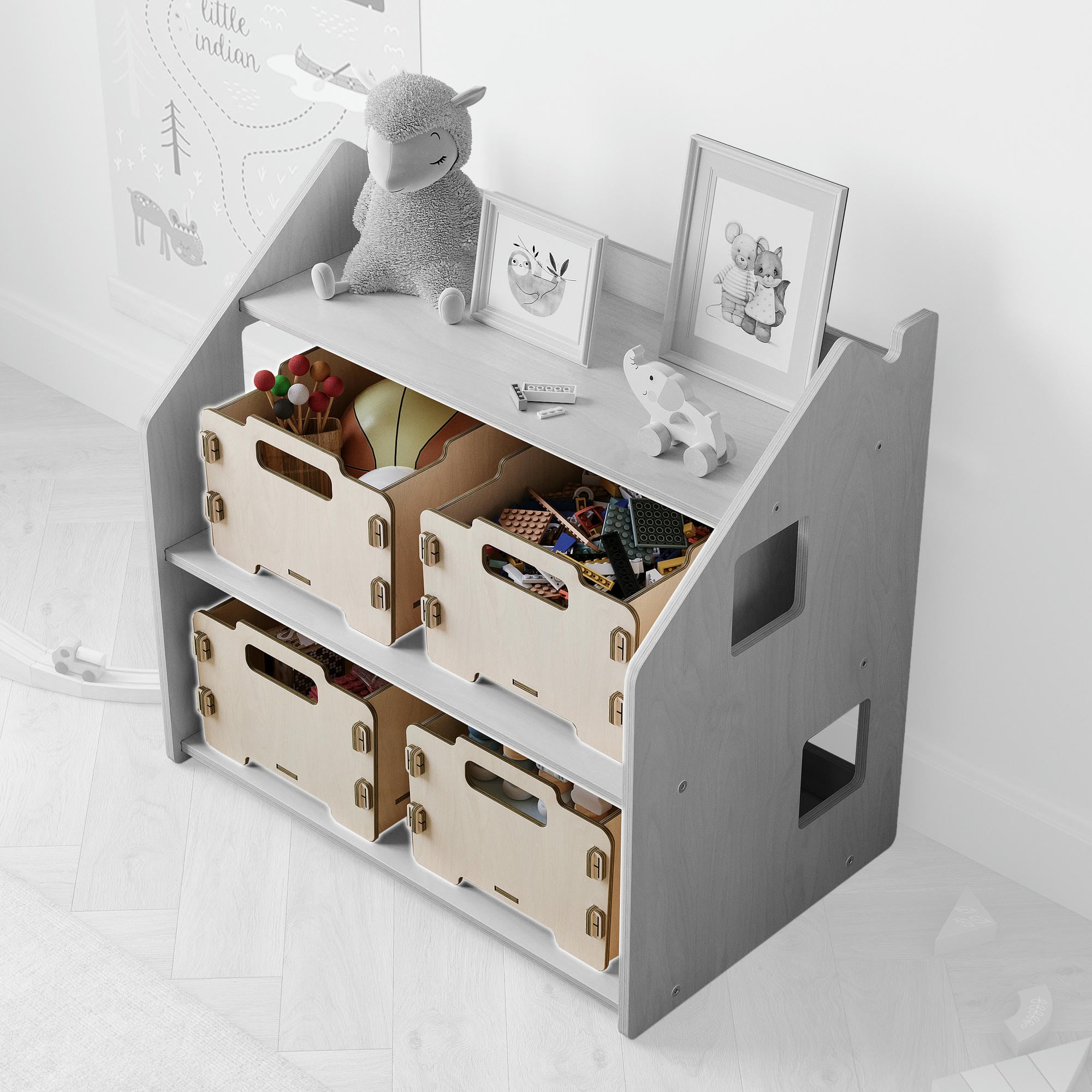 Boîte de rangement pour jouets