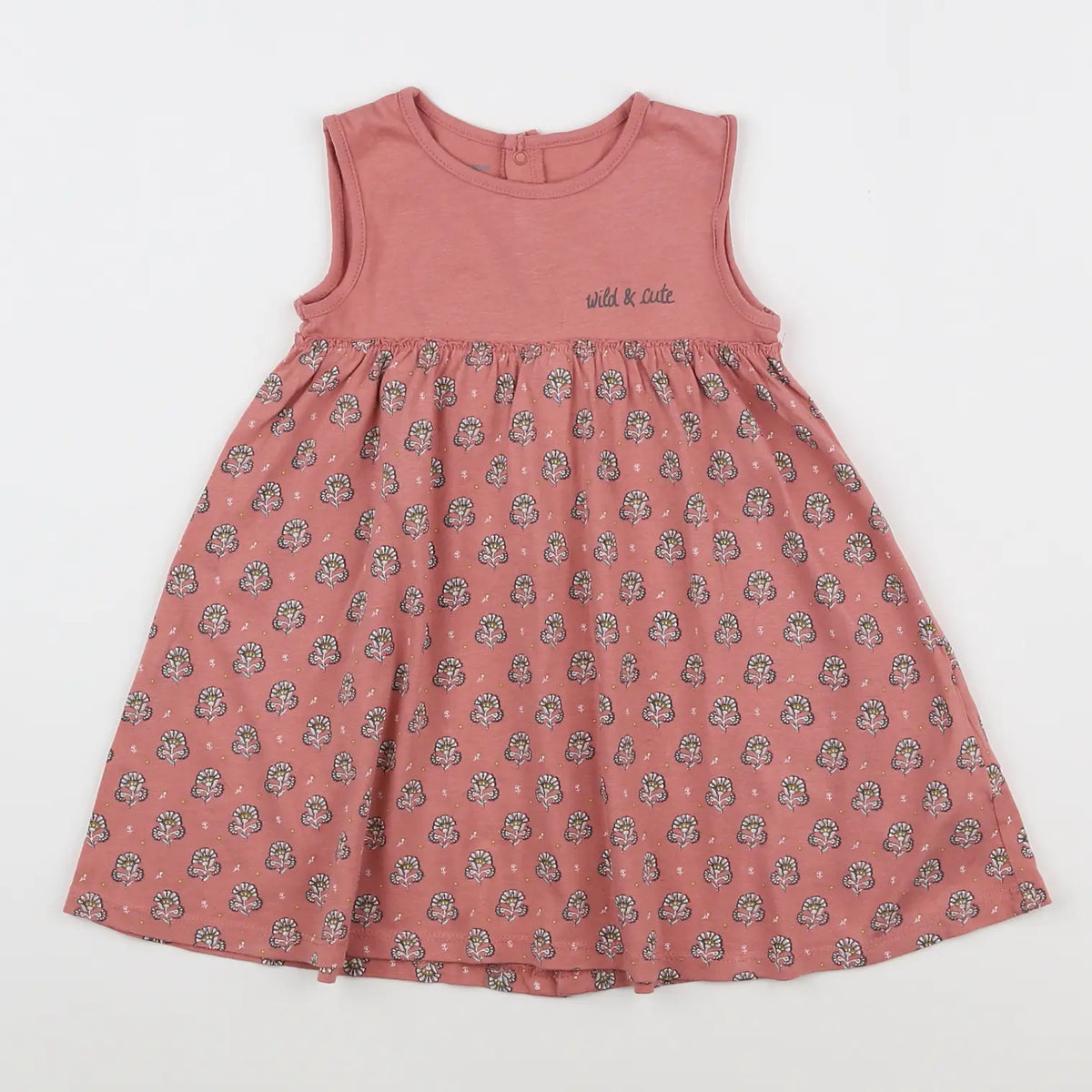 Vertbaudet - robe rose - 18 mois