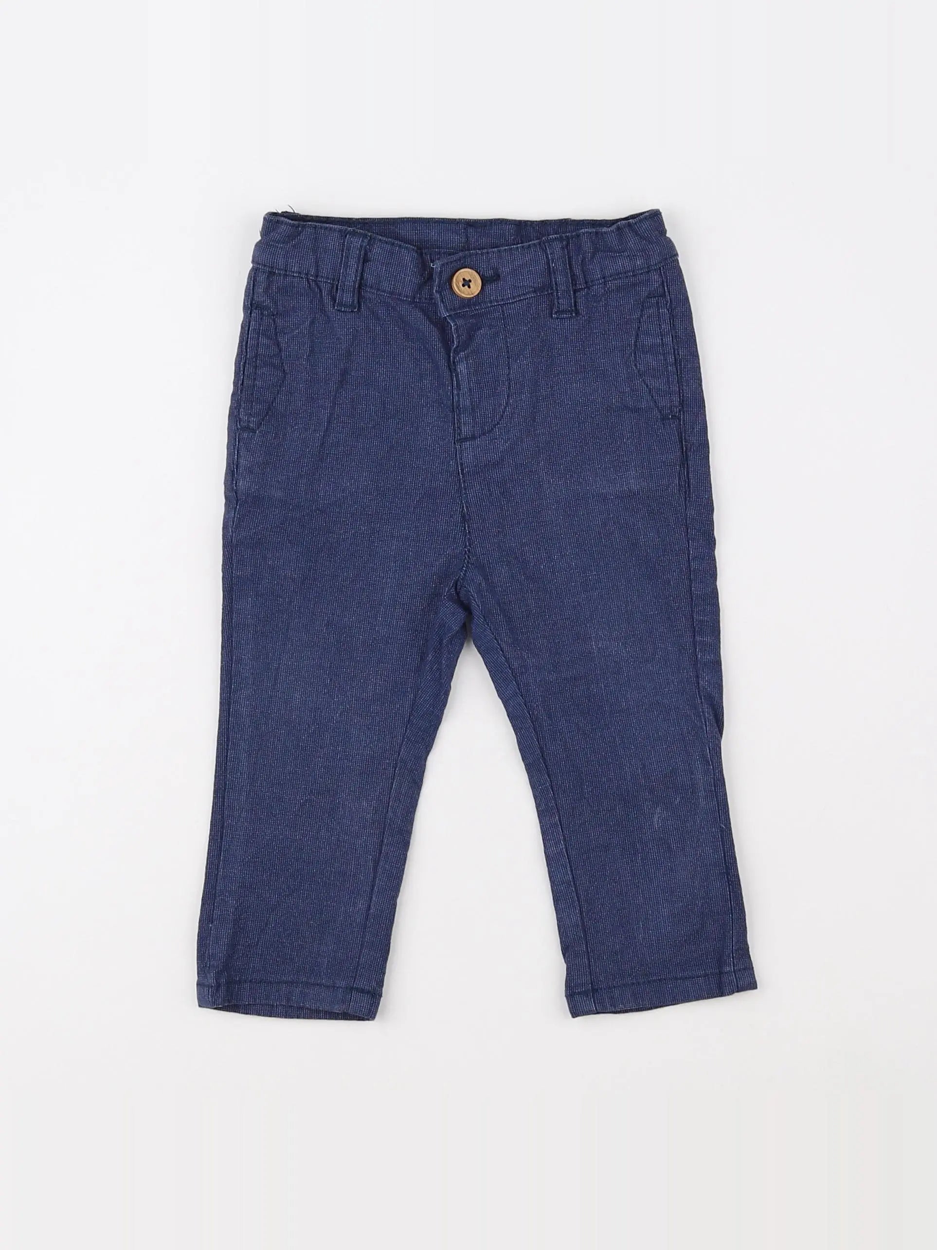 Tape à l'oeil - pantalon bleu - 9 mois