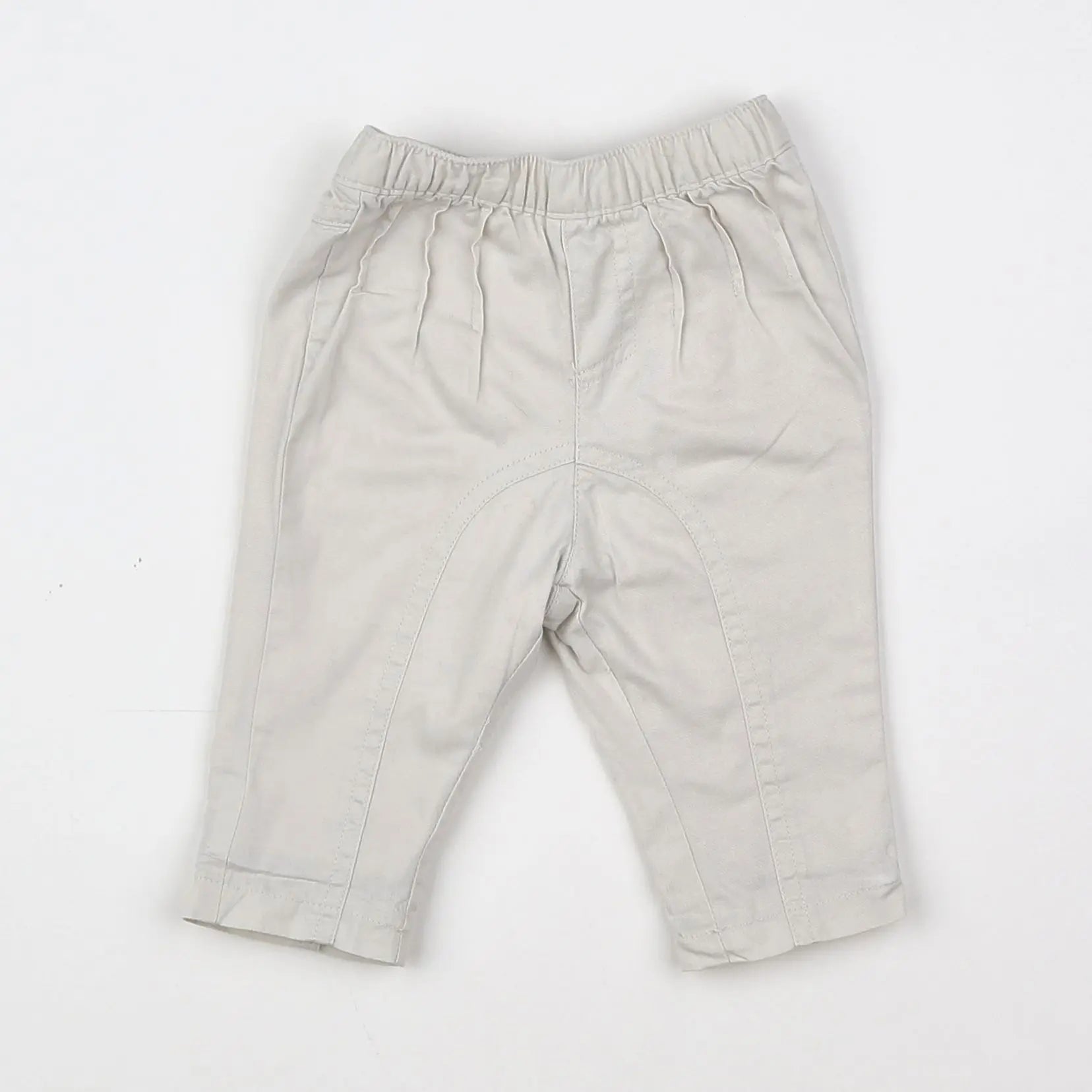 Vertbaudet - pantalon beige - 3 mois