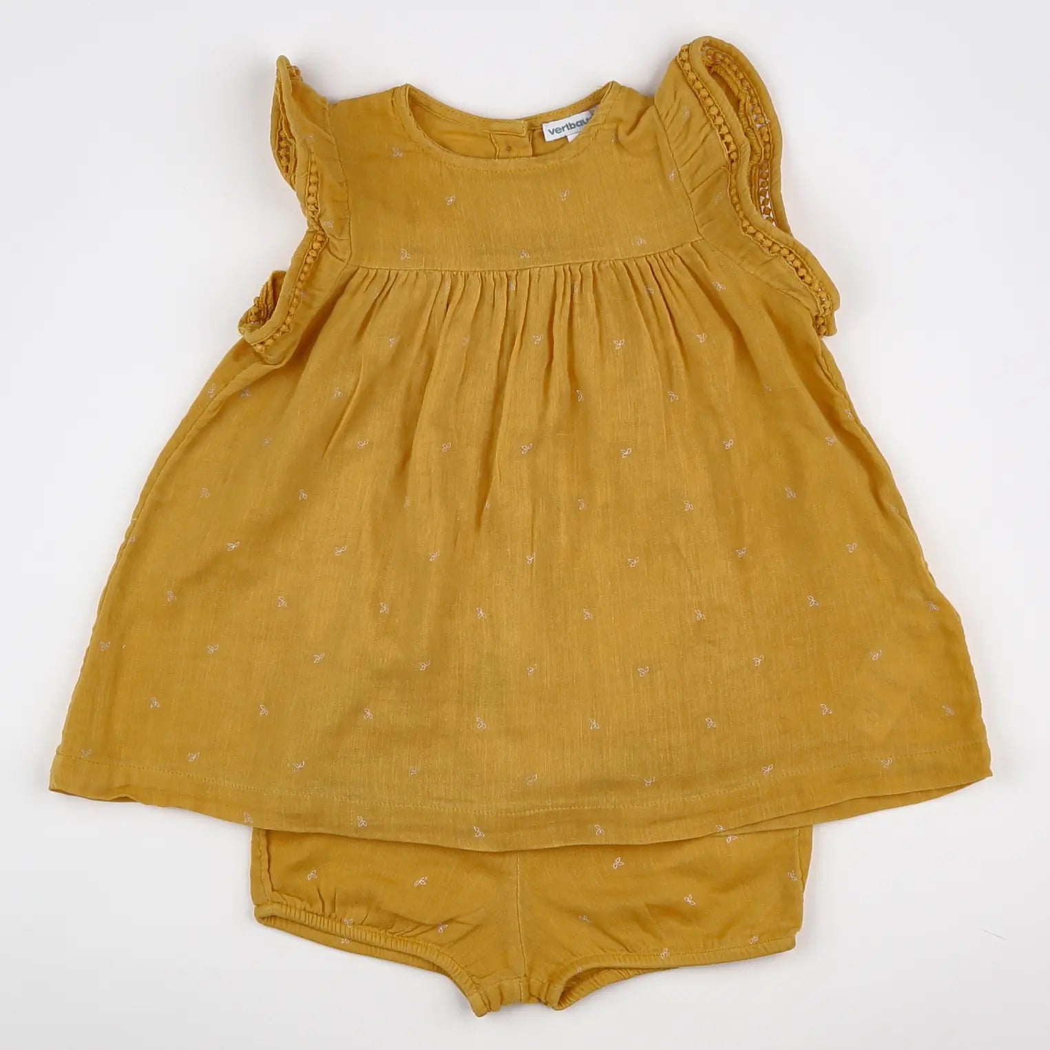 Vertbaudet - robe jaune - 18 mois