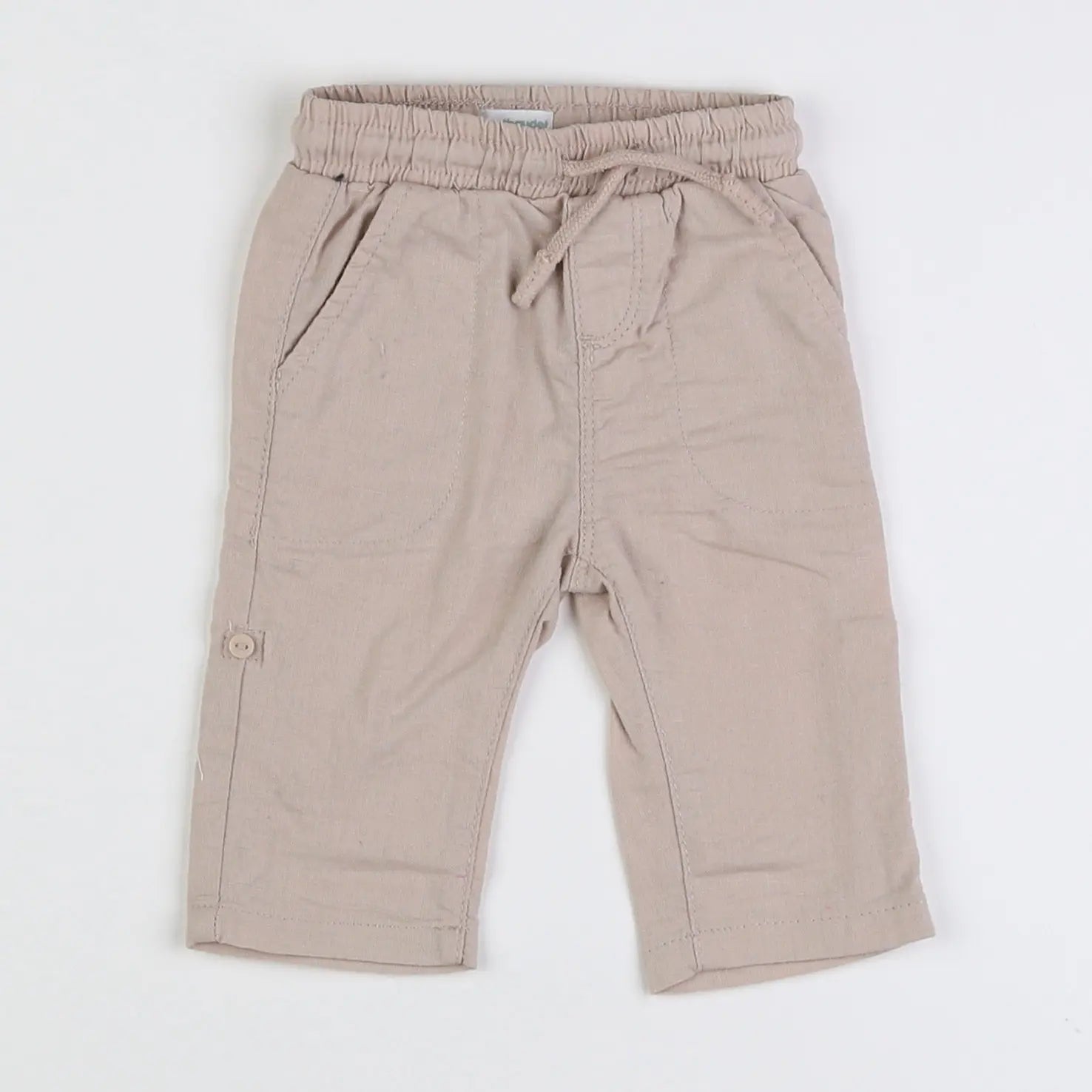 Vertbaudet - pantalon marron - 3 mois