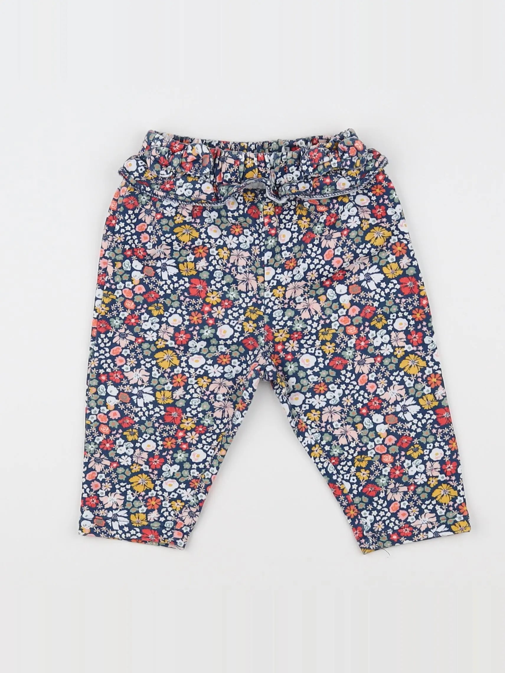 Vertbaudet - pantalon multicolore - 9 mois