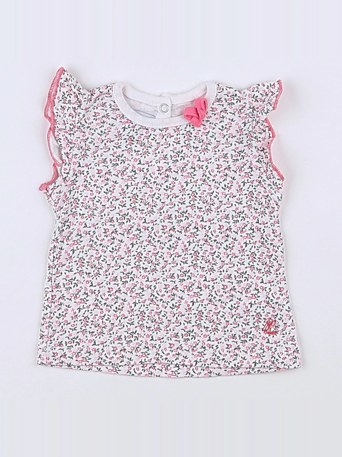 Petit Bateau - tee-shirt multicolore - 3 mois