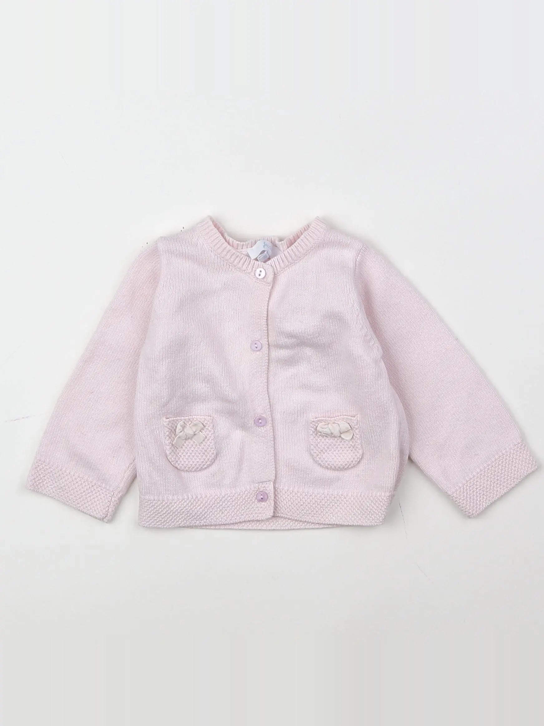 Jacadi - gilet rose - 6 mois