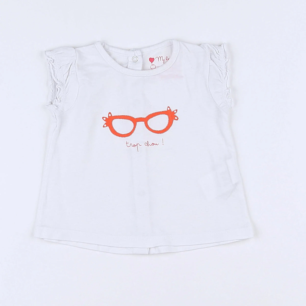 Tape à l'oeil - tee-shirt blanc - 6 mois
