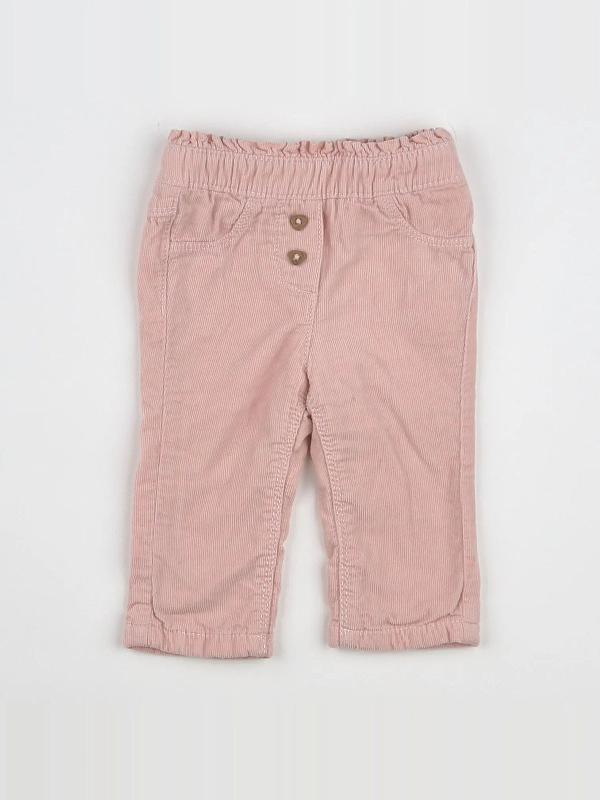 Tape à l'oeil - pantalon doublé rose - 3 mois