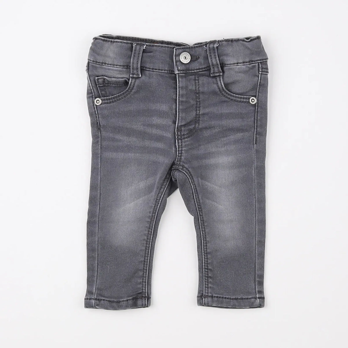 Vertbaudet - jean gris - 3 mois