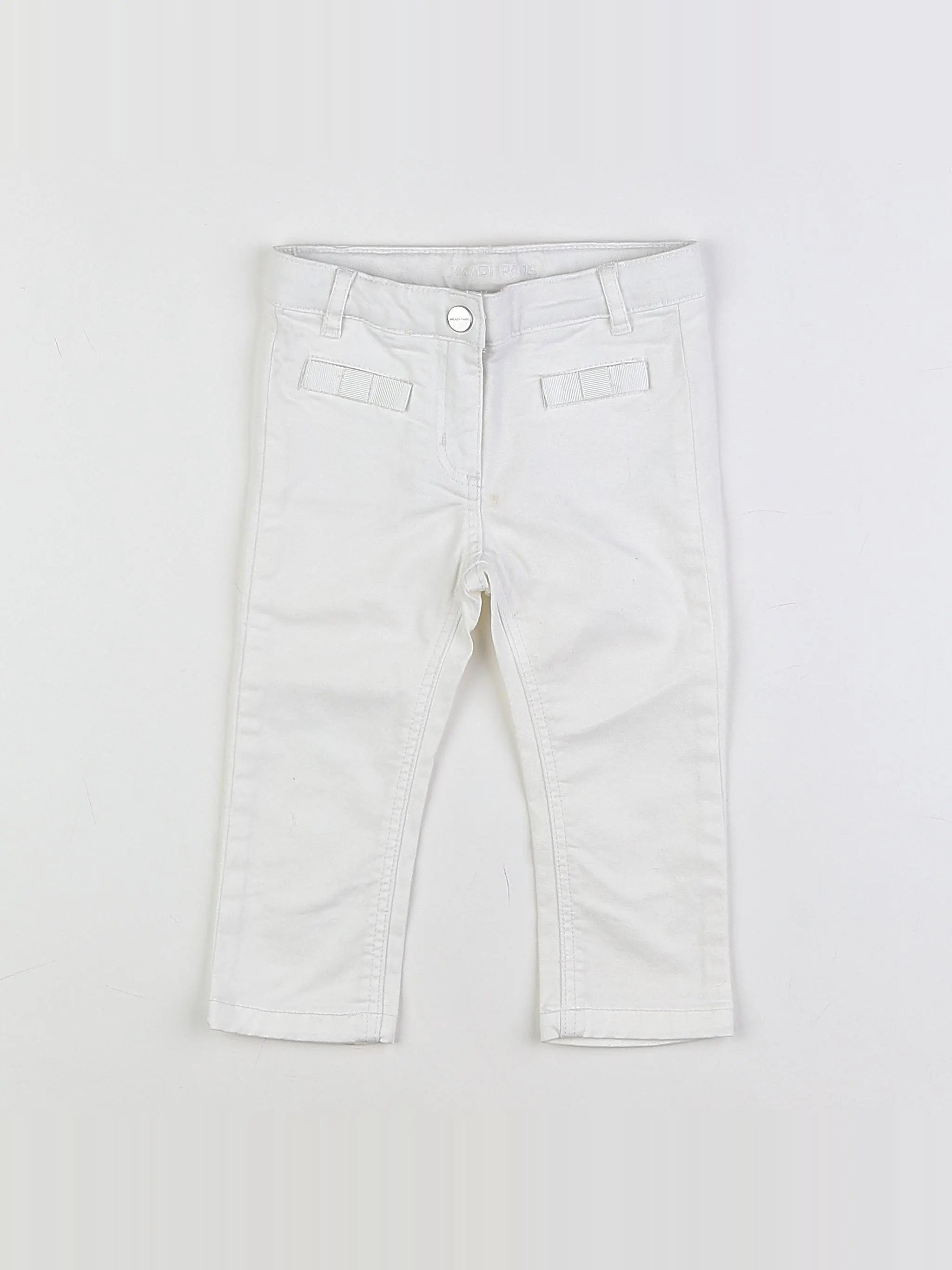 Jacadi - pantalon blanc - 18 mois