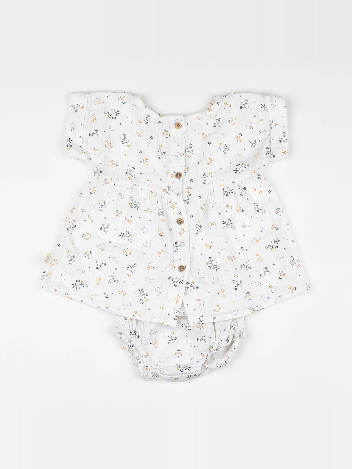 My little cozmo - robe blanc - 3 mois