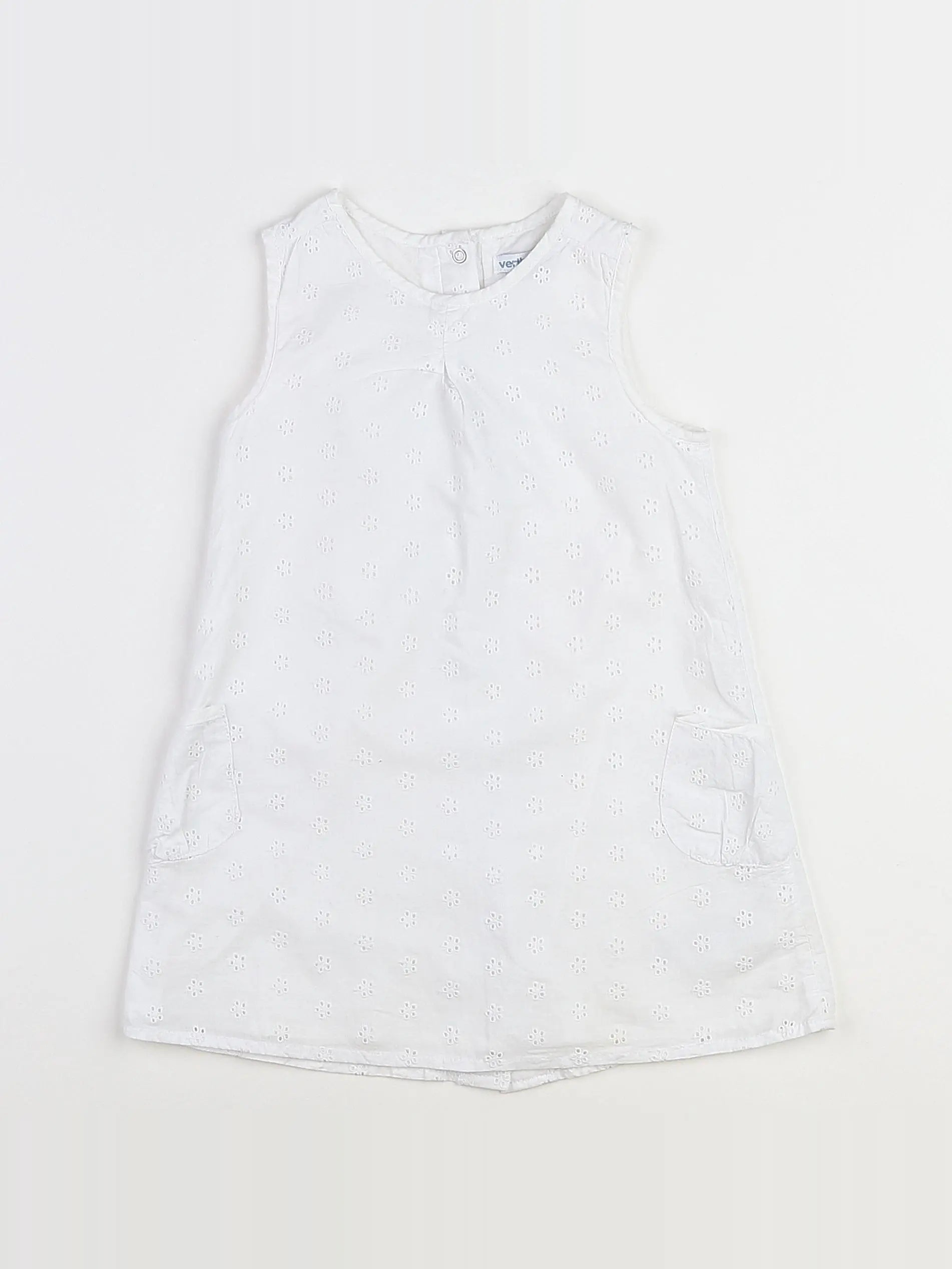 Vertbaudet - robe blanc - 3 ans
