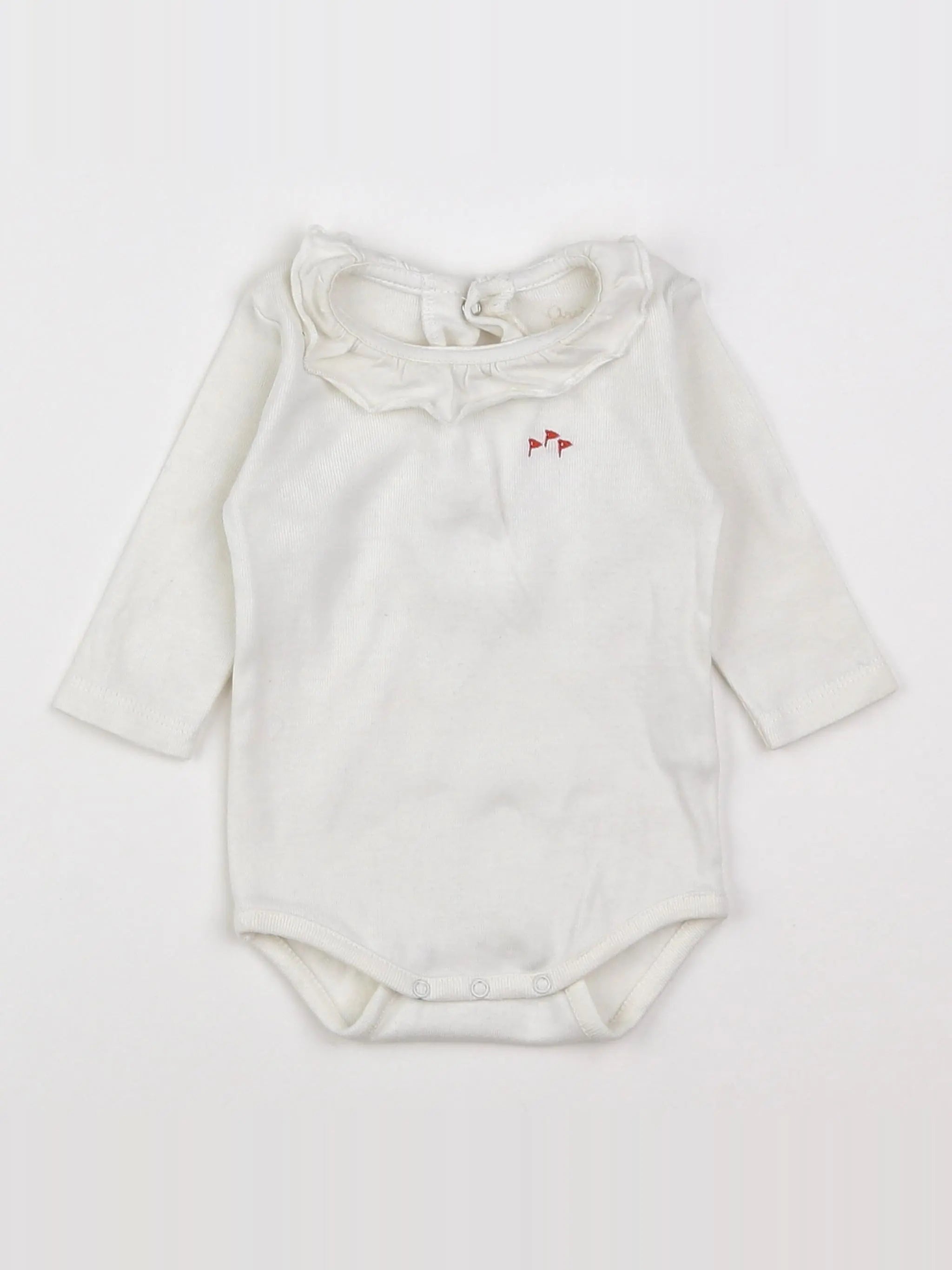 Arsène et les pipelettes - body vetement blanc - 3 mois