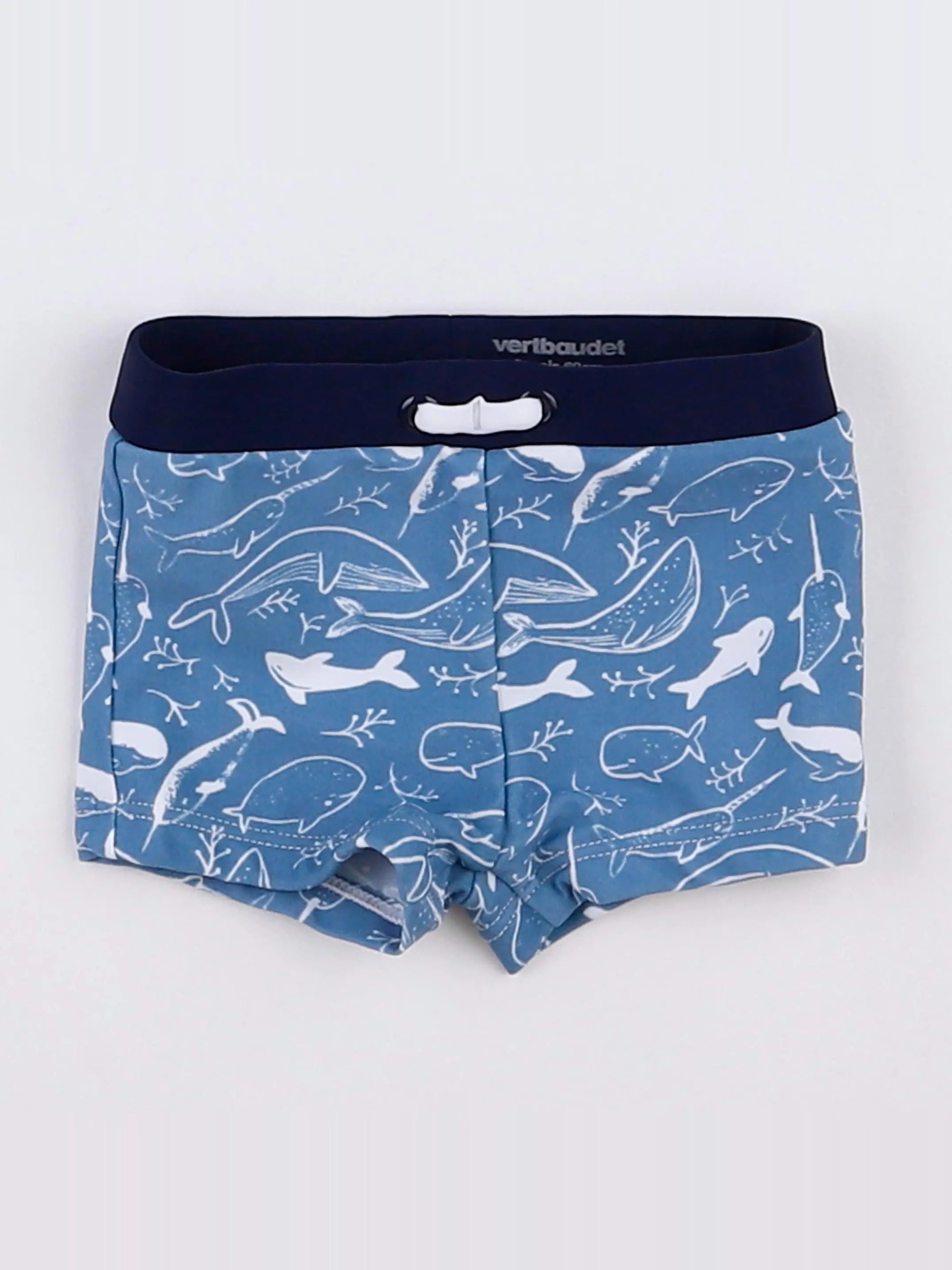 Vertbaudet - maillot de bain bleu - 3 mois