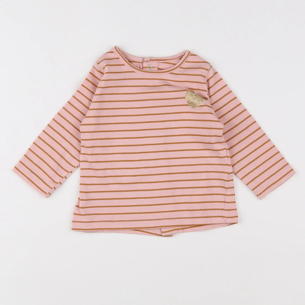 Vertbaudet - tee-shirt rose - 3 mois